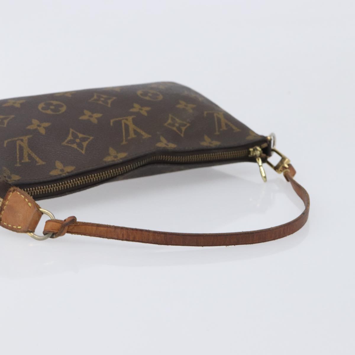 LOUIS VUITTON Monogram Pochette Accessoires Pouch M51980 LV Auth 205230