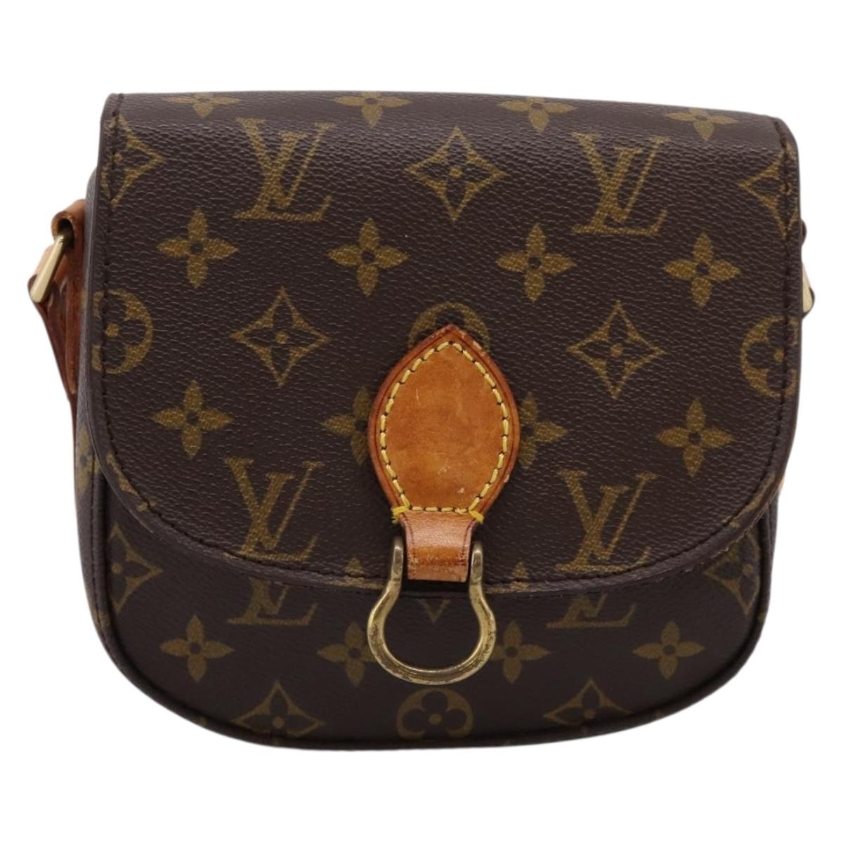 LOUIS VUITTON Monogram Saint Cloud PM Shoulder Bag M51244 LV Auth 205252A