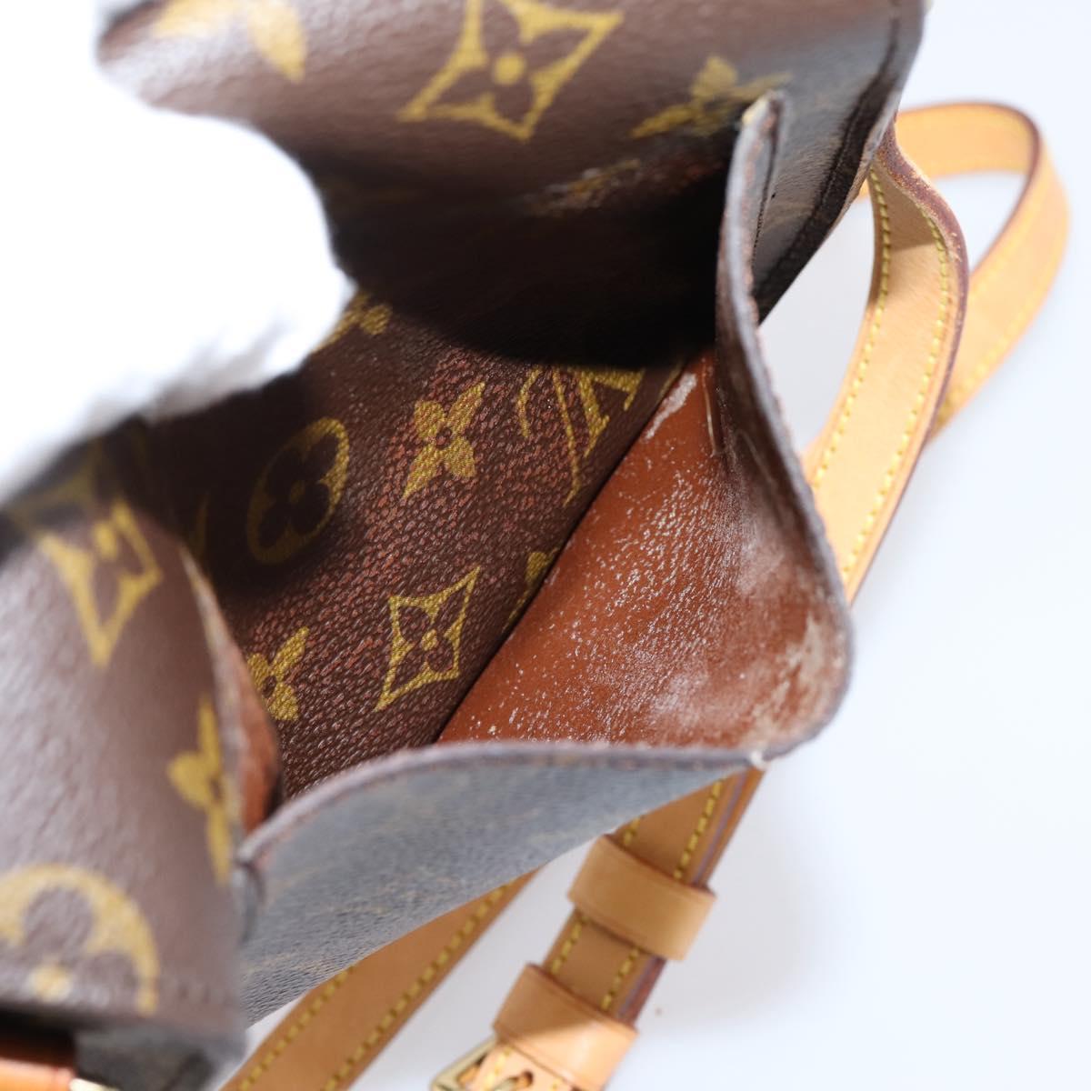 LOUIS VUITTON Monogram Saint Cloud PM Shoulder Bag M51244 LV Auth 205252A