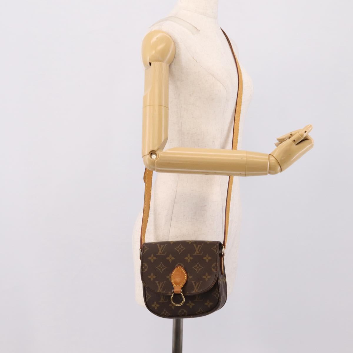 LOUIS VUITTON Monogram Saint Cloud PM Shoulder Bag M51244 LV Auth 205252A