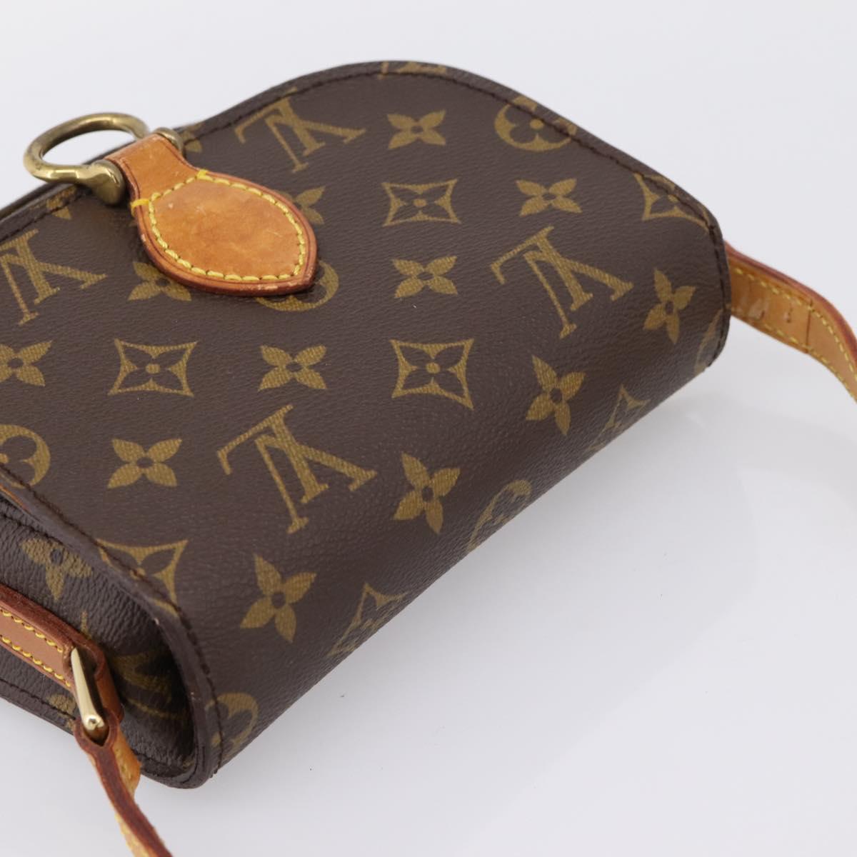 LOUIS VUITTON Monogram Saint Cloud PM Shoulder Bag M51244 LV Auth 205252A