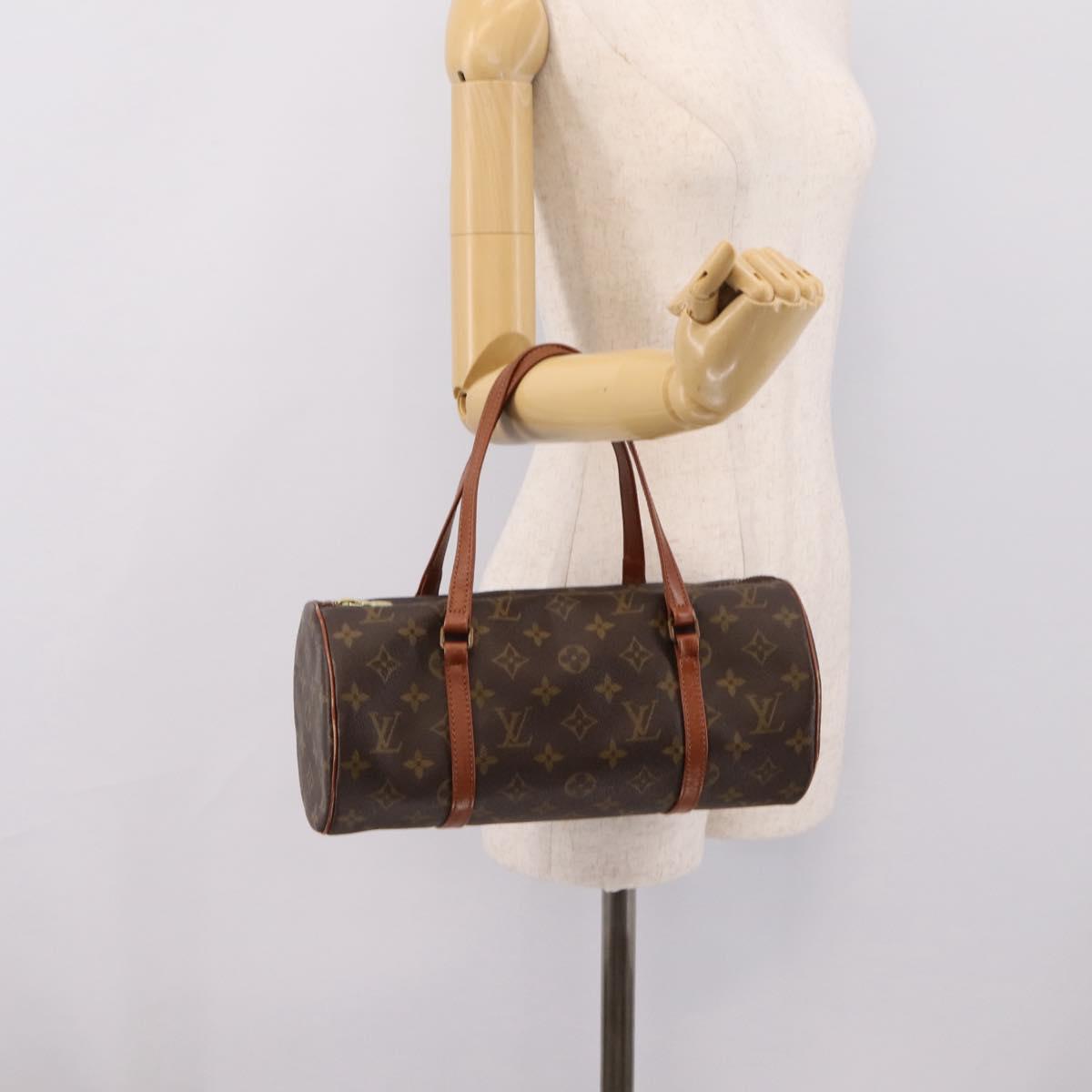 LOUIS VUITTON Monogram Papillon 30 Hand Bag M51365 LV Auth 205253A