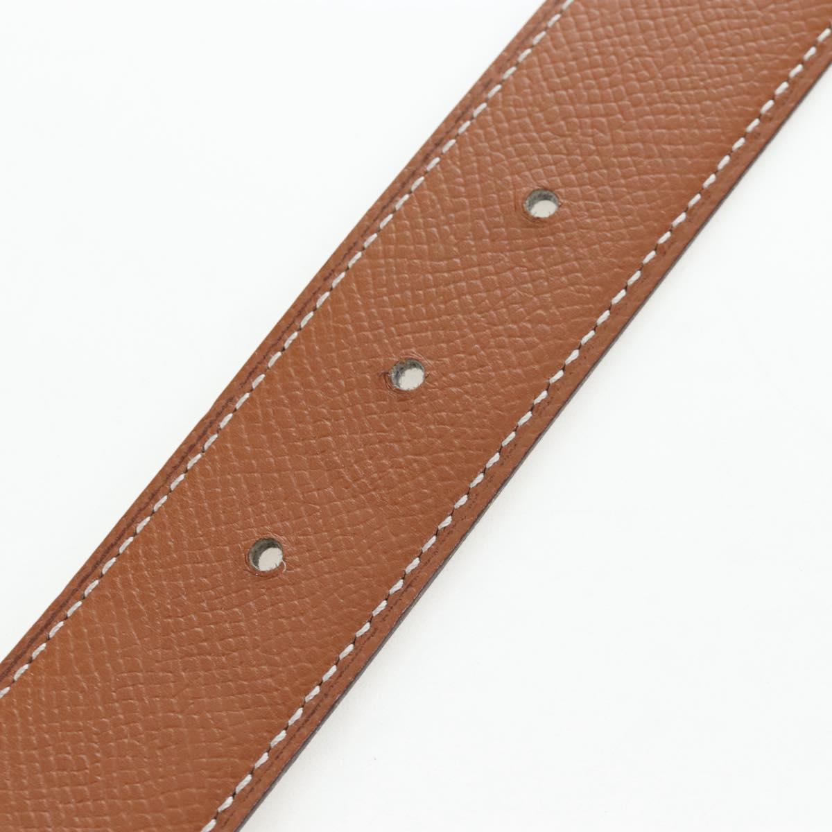 HERMES Constance H belt Belt Leather 65 Black Auth 205267M