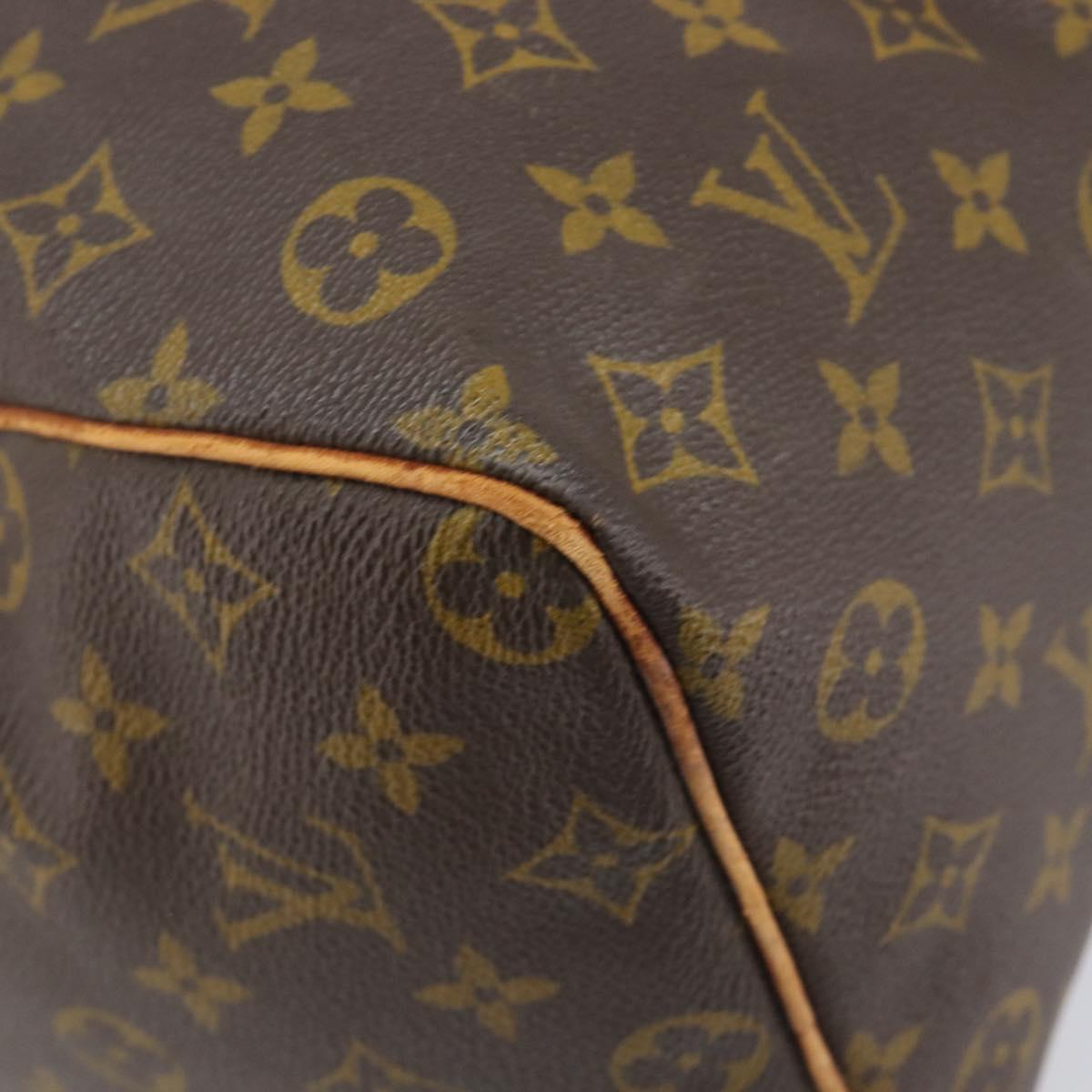 LOUIS VUITTON Monogram Speedy 35 Hand Bag M41524 LV Auth 205275