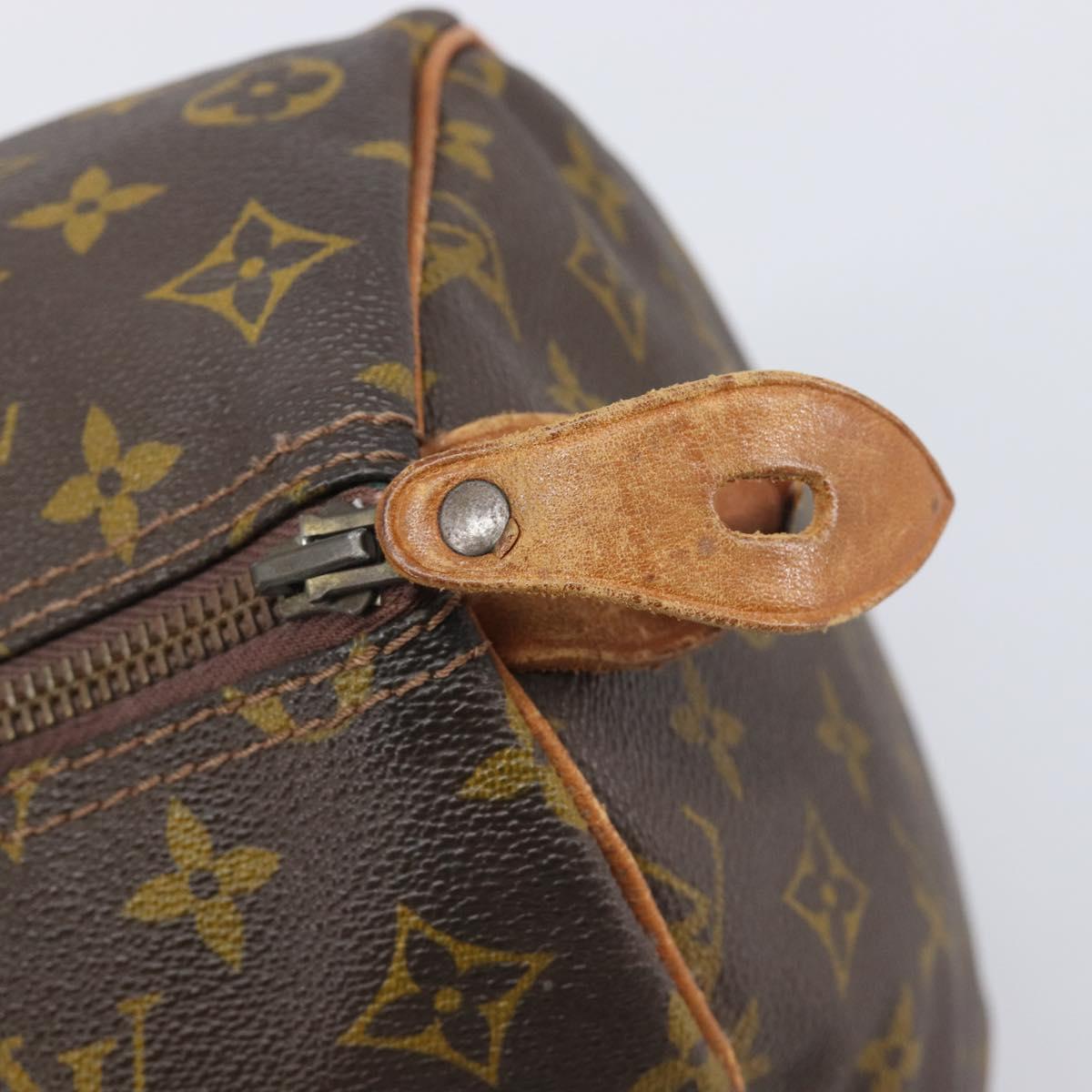 LOUIS VUITTON Monogram Speedy 35 Hand Bag M41524 LV Auth 205275