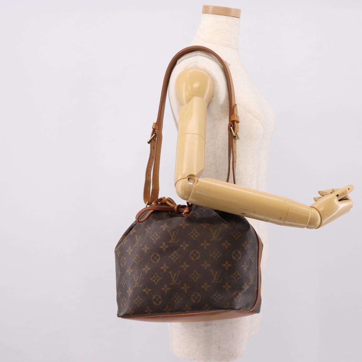 LOUIS VUITTON Monogram Petit Noe Shoulder Bag M42226 LV Auth 205277A