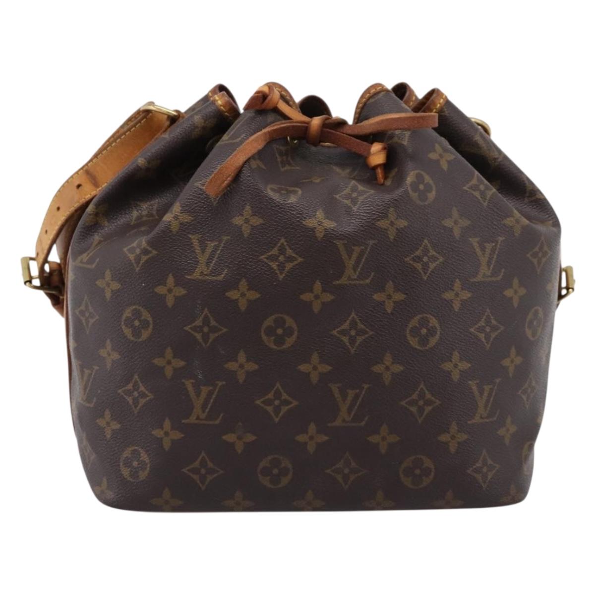 LOUIS VUITTON Monogram Petit Noe Shoulder Bag M42226 LV Auth 205277A