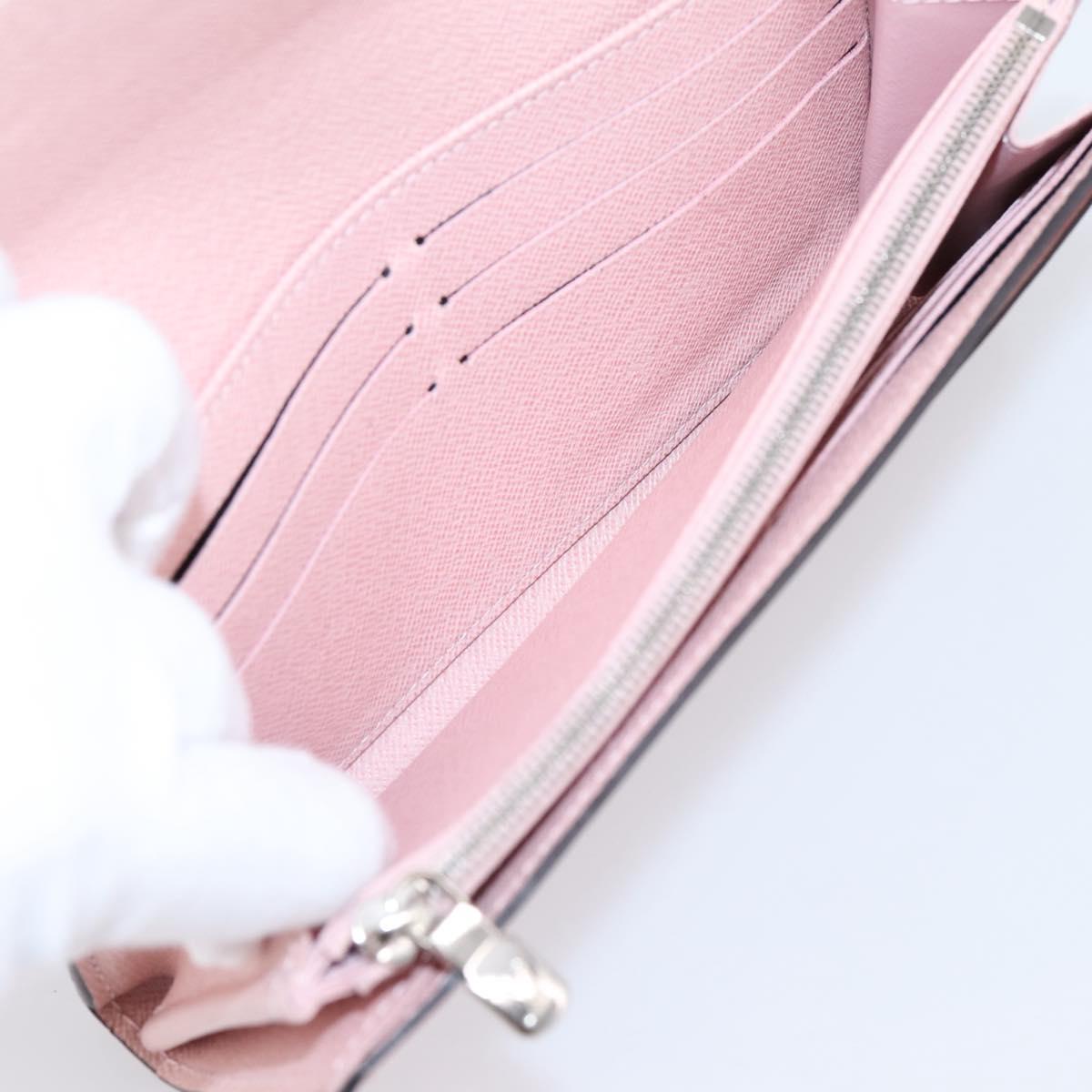 LOUIS VUITTON Epi Portefeuille Sarah Wallet Rose valerine M61216 LV Auth 205284V