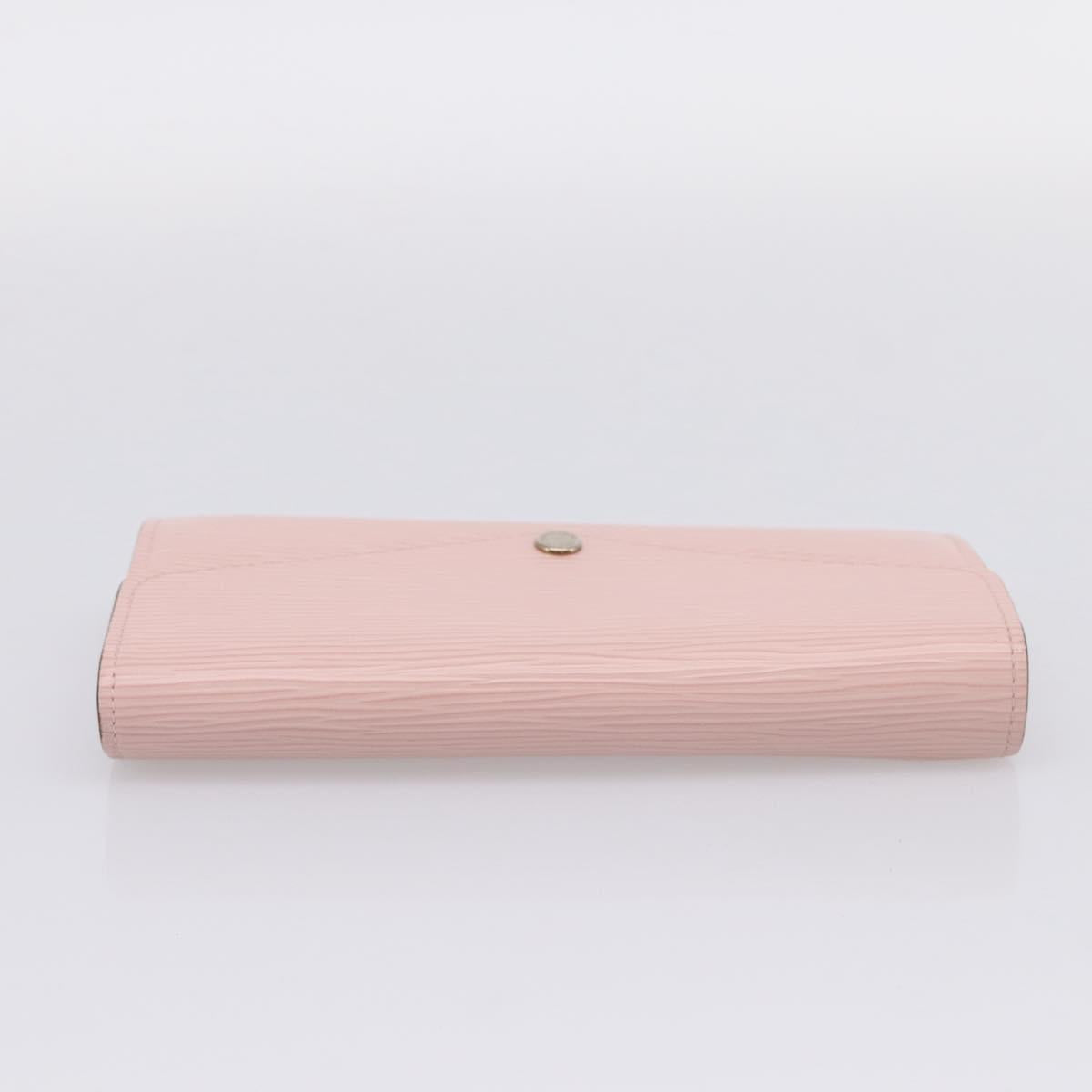 LOUIS VUITTON Epi Portefeuille Sarah Wallet Rose valerine M61216 LV Auth 205284V