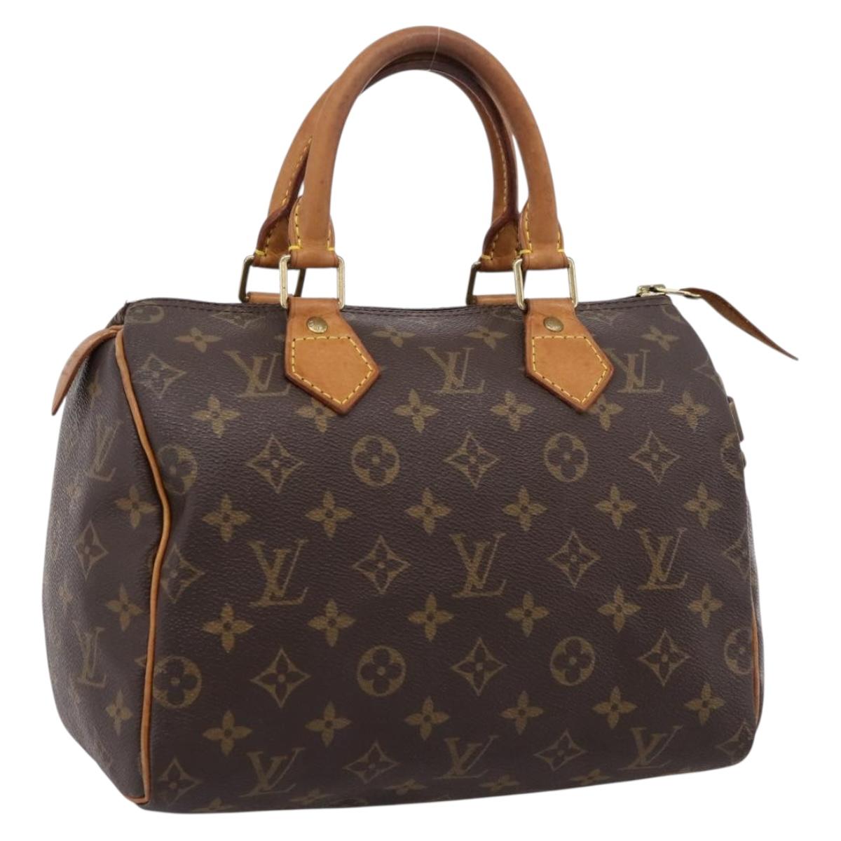 LOUIS VUITTON Monogram Speedy 25 Hand Bag M41528 LV Auth 205292V