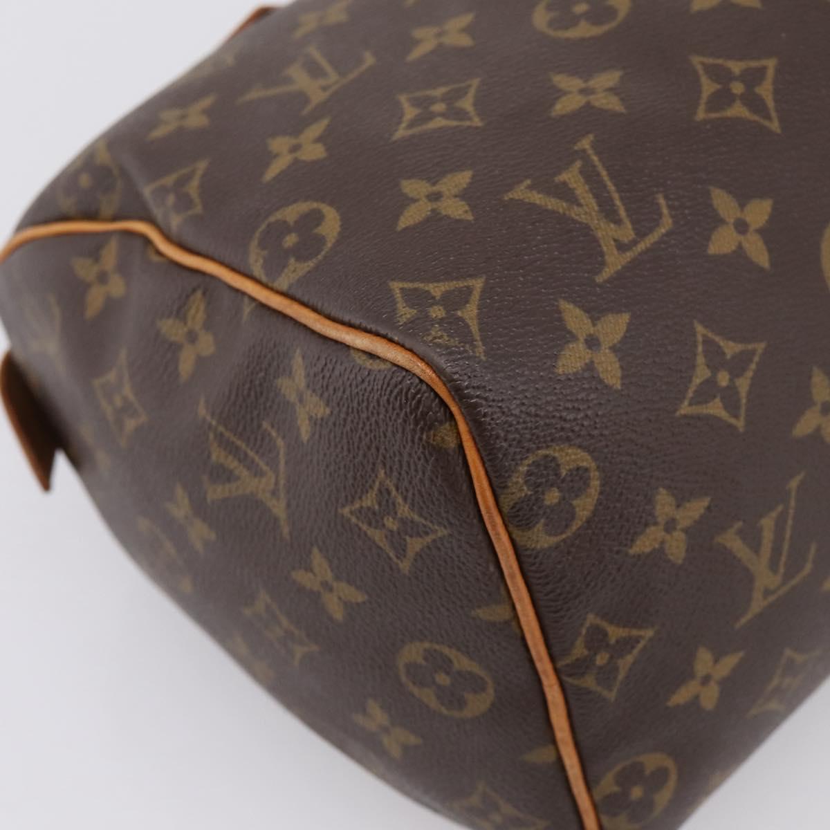 LOUIS VUITTON Monogram Speedy 25 Hand Bag M41528 LV Auth 205292V