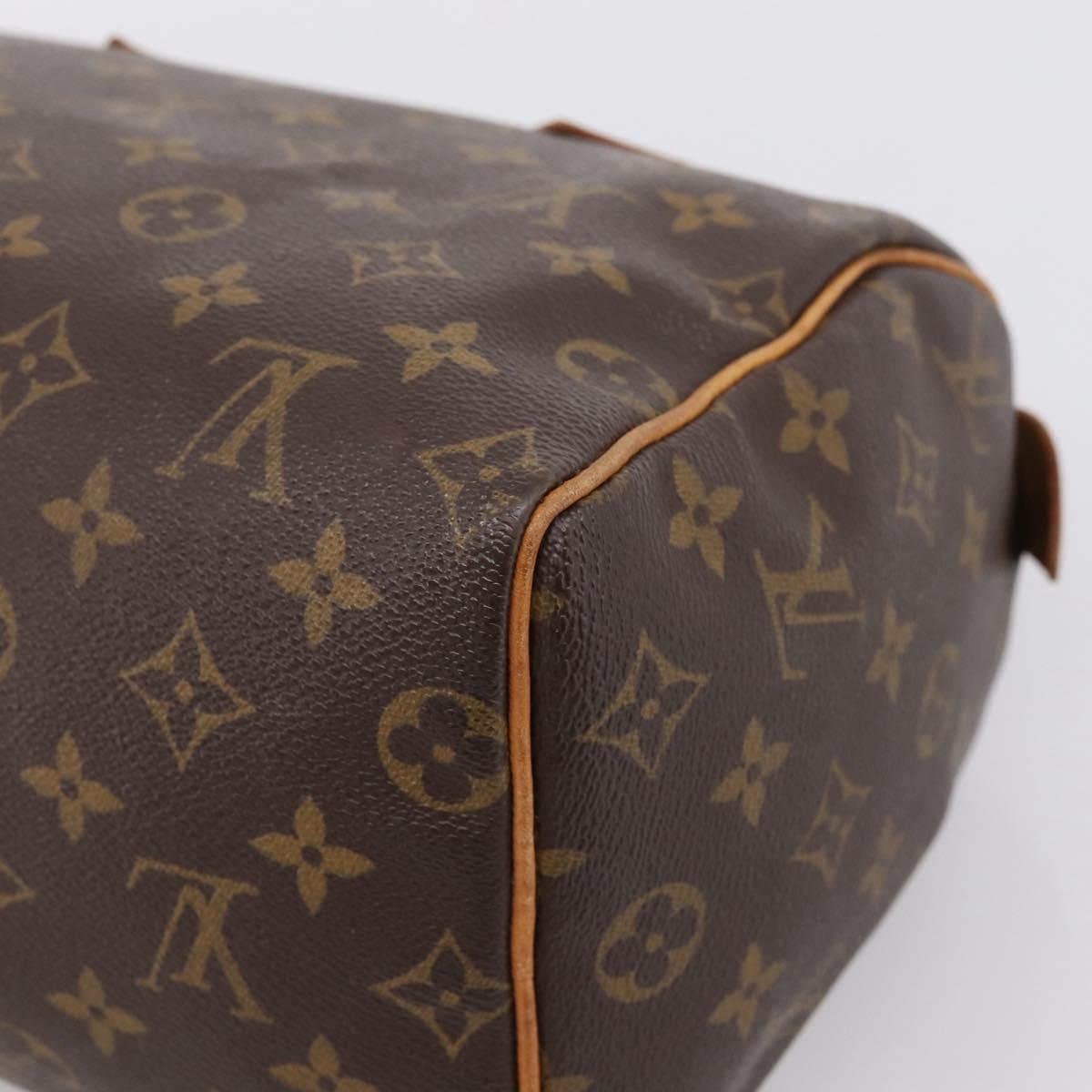LOUIS VUITTON Monogram Speedy 25 Hand Bag M41528 LV Auth 205292V