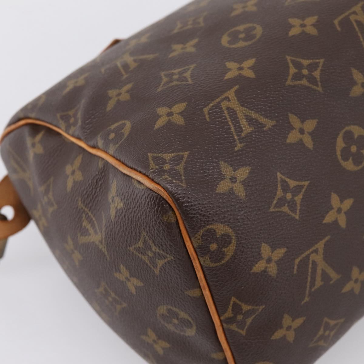 LOUIS VUITTON Monogram Speedy 25 Hand Bag M41528 LV Auth 205292V
