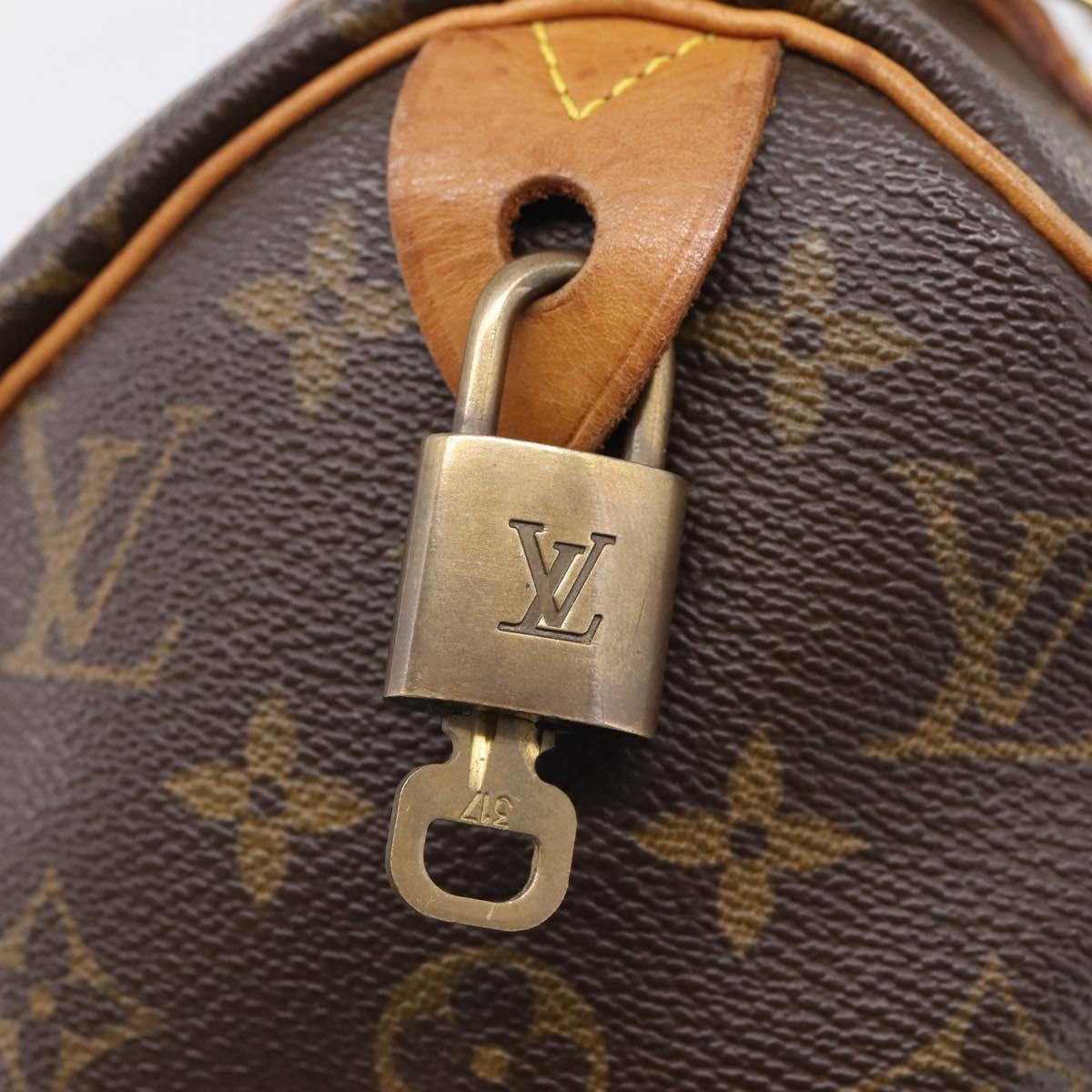 LOUIS VUITTON Monogram Speedy 25 Hand Bag M41528 LV Auth 205292V