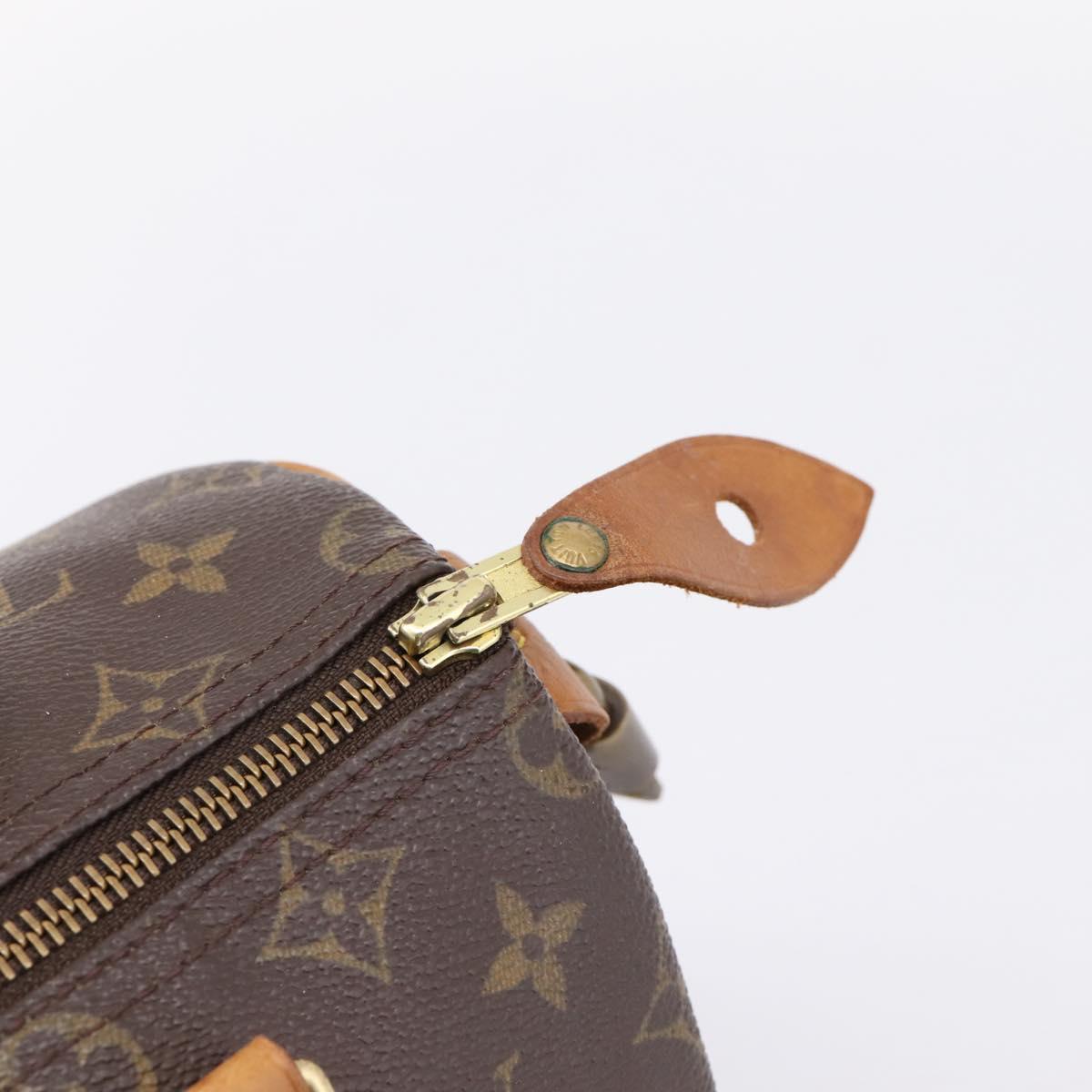 LOUIS VUITTON Monogram Speedy 25 Hand Bag M41528 LV Auth 205292V