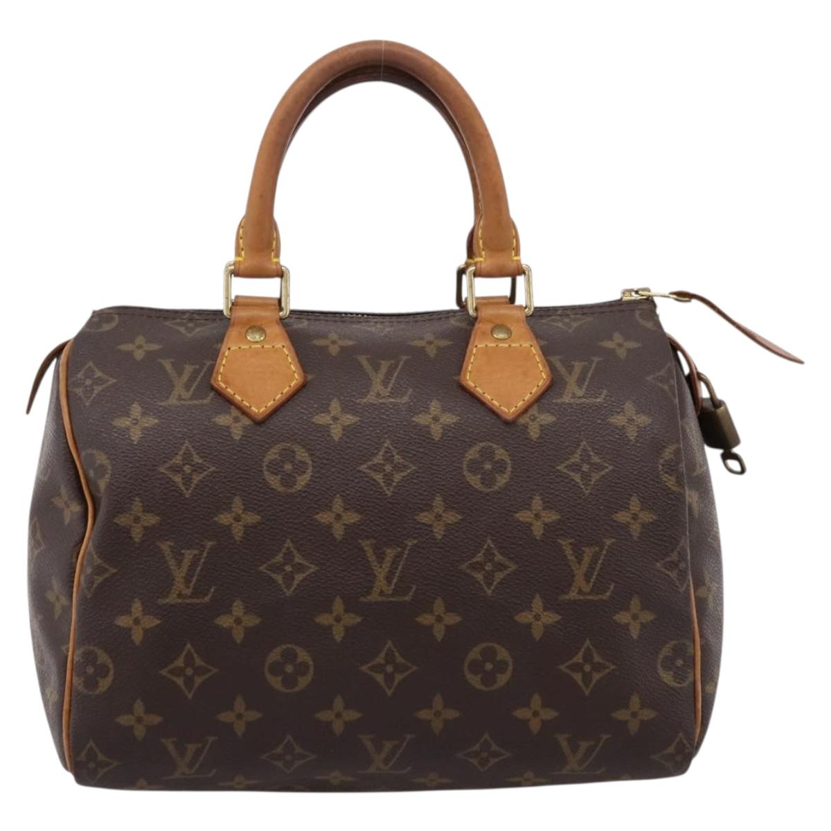 LOUIS VUITTON Monogram Speedy 25 Hand Bag M41528 LV Auth 205292V