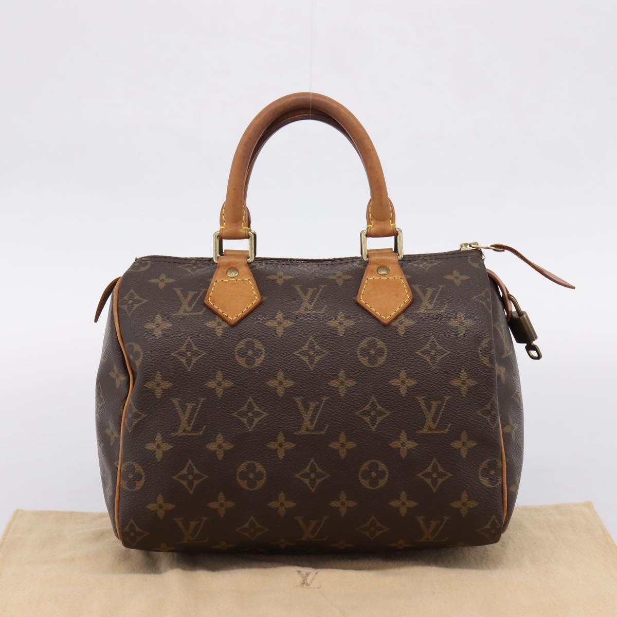 LOUIS VUITTON Monogram Speedy 25 Hand Bag M41528 LV Auth 205292V