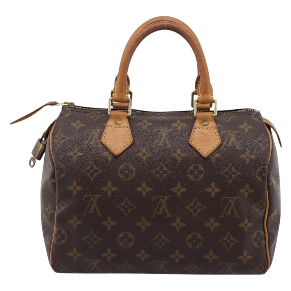 LOUIS VUITTON Monogram Speedy 25 Hand Bag M41528 LV Auth 205292V