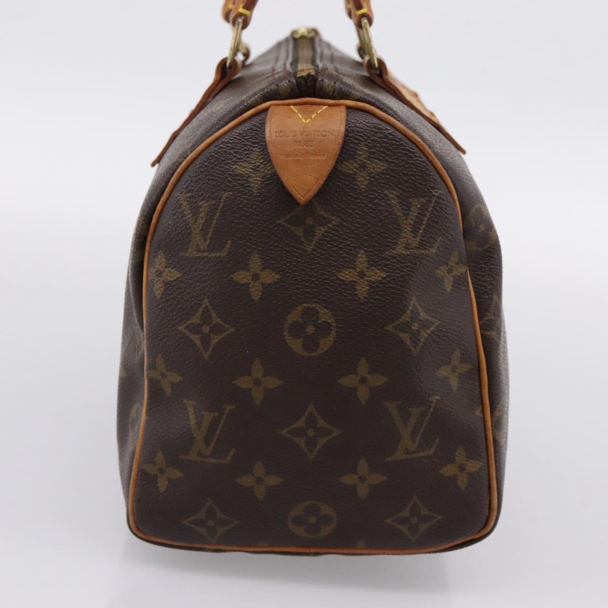 LOUIS VUITTON Monogram Speedy 25 Hand Bag M41528 LV Auth 205292V