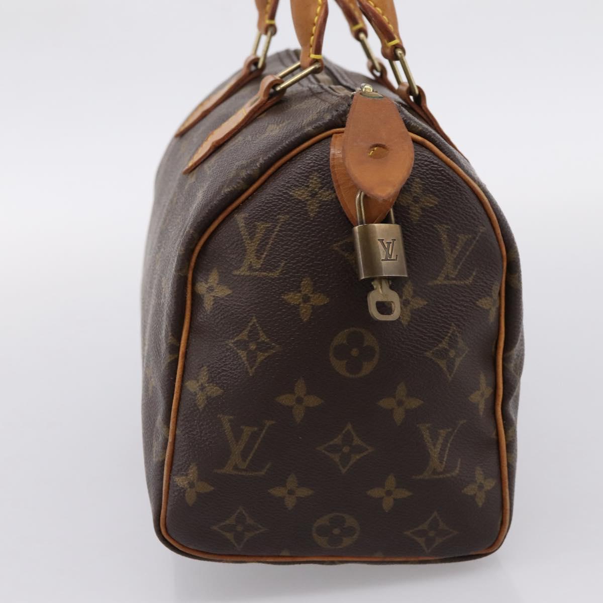 LOUIS VUITTON Monogram Speedy 25 Hand Bag M41528 LV Auth 205292V