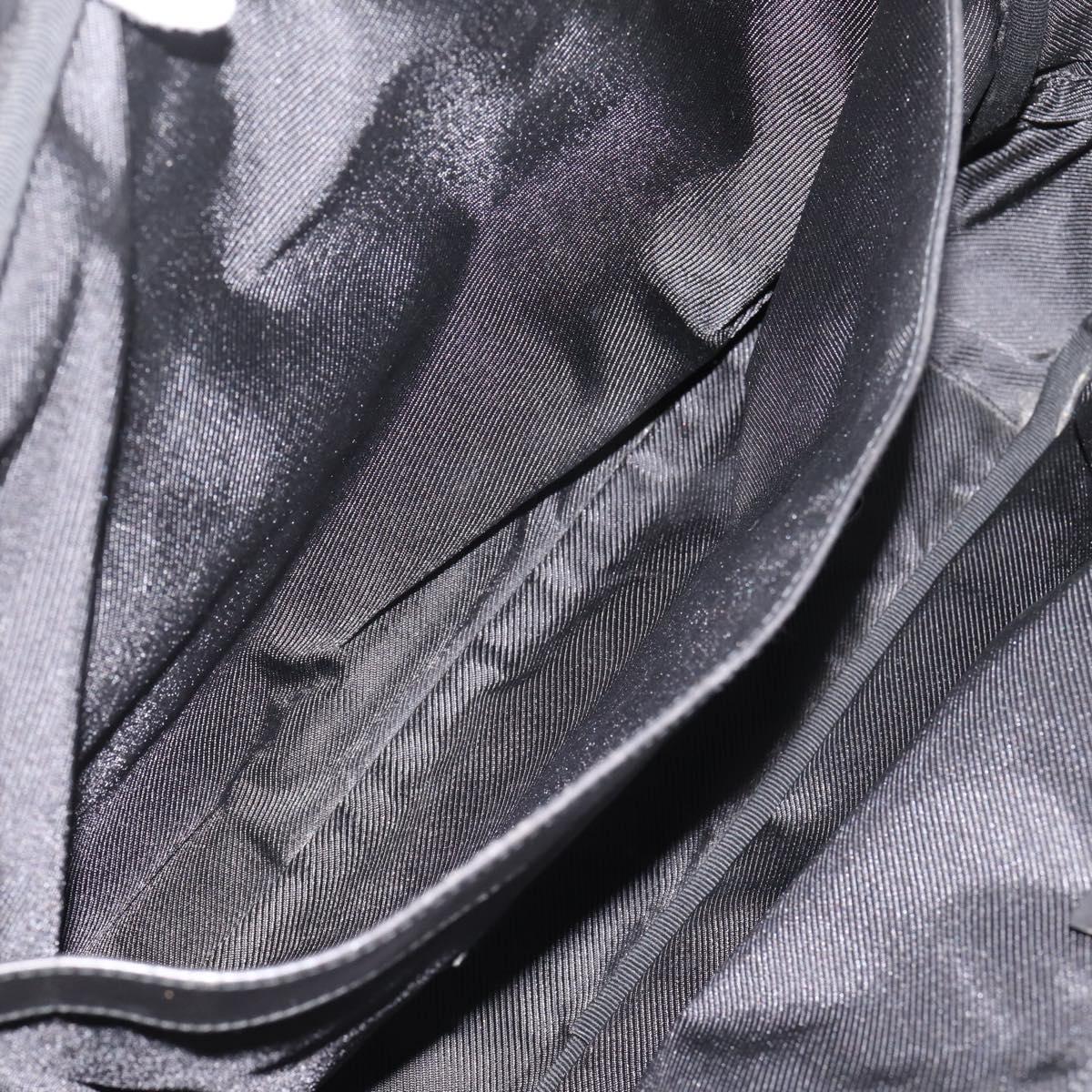 GUCCI GG Supreme Tote Bag Black Silver 101666 Auth 205293