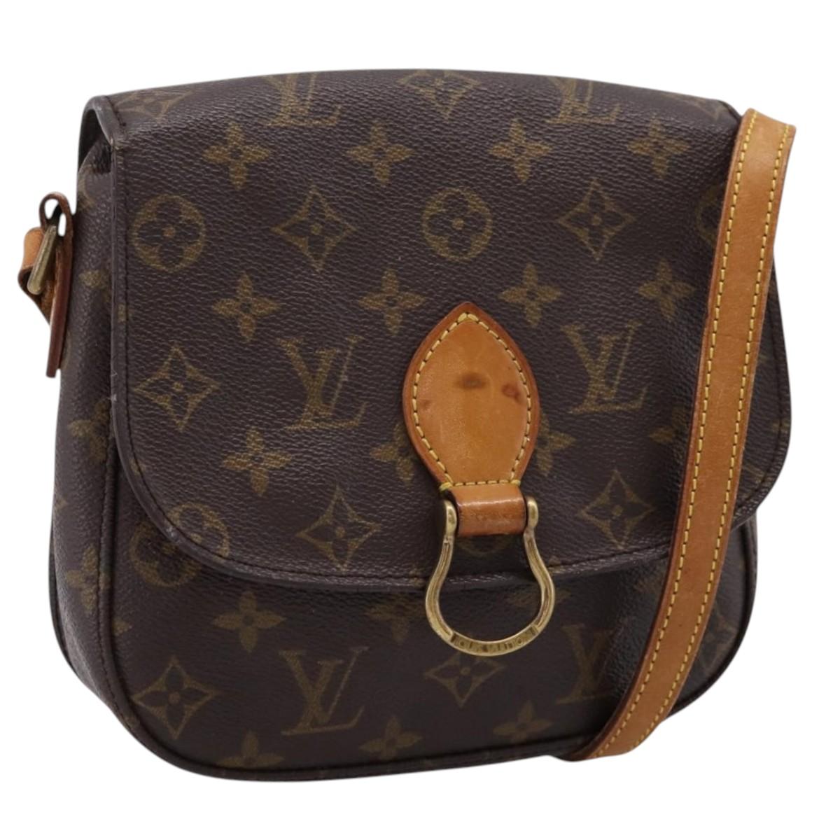 LOUIS VUITTON Monogram Saint Cloud MM Shoulder Bag M51243 LV Auth 205297