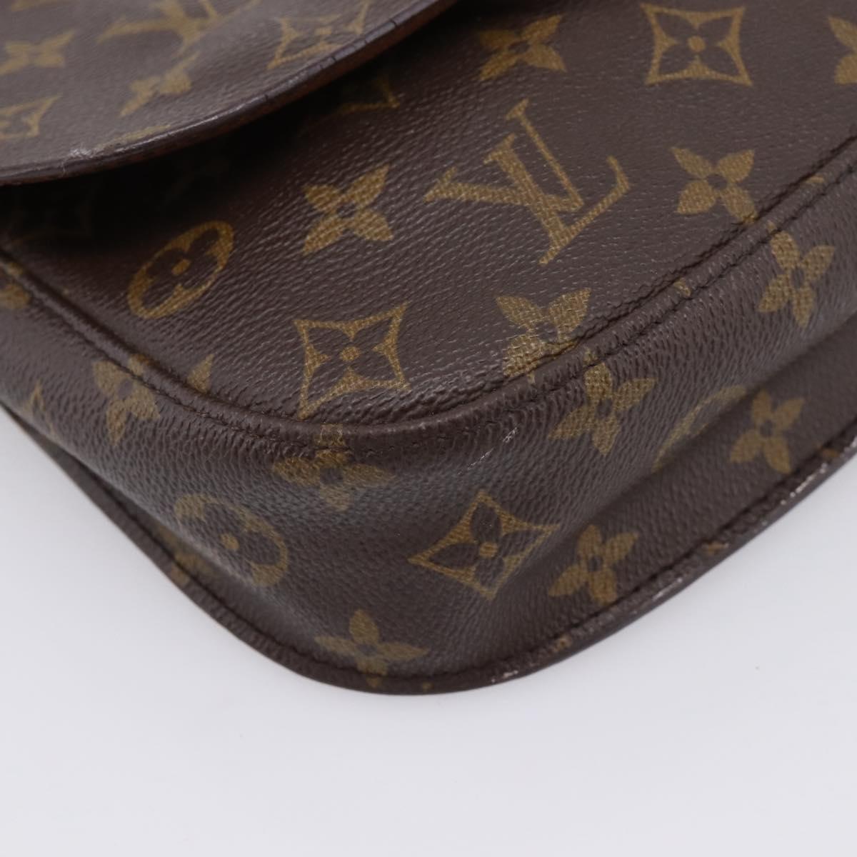 LOUIS VUITTON Monogram Saint Cloud MM Shoulder Bag M51243 LV Auth 205297