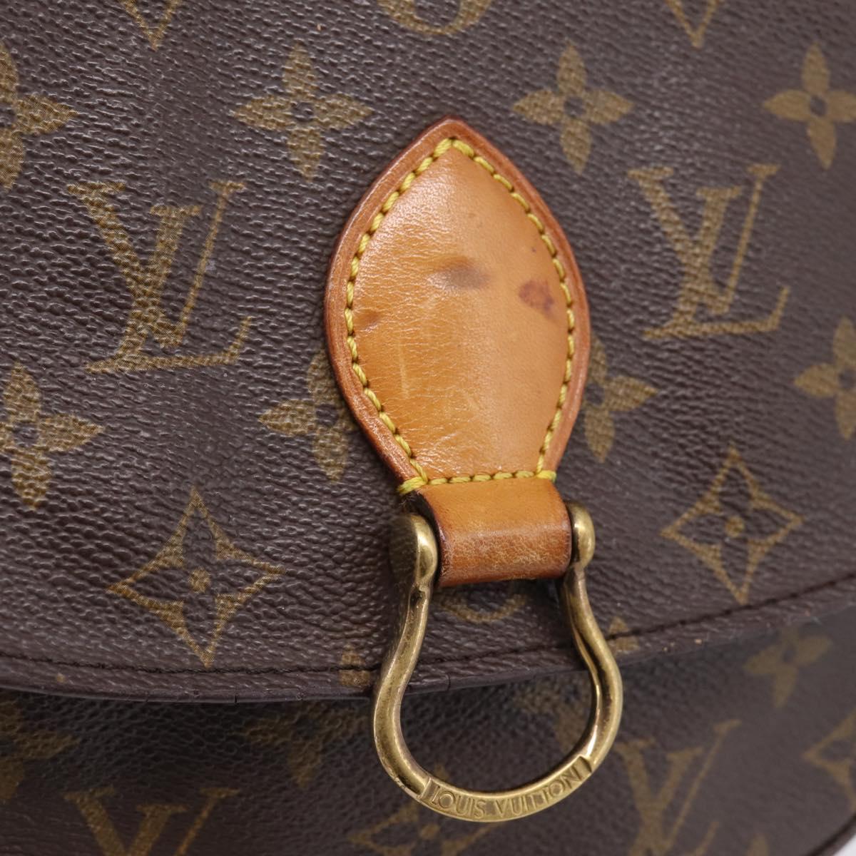 LOUIS VUITTON Monogram Saint Cloud MM Shoulder Bag M51243 LV Auth 205297