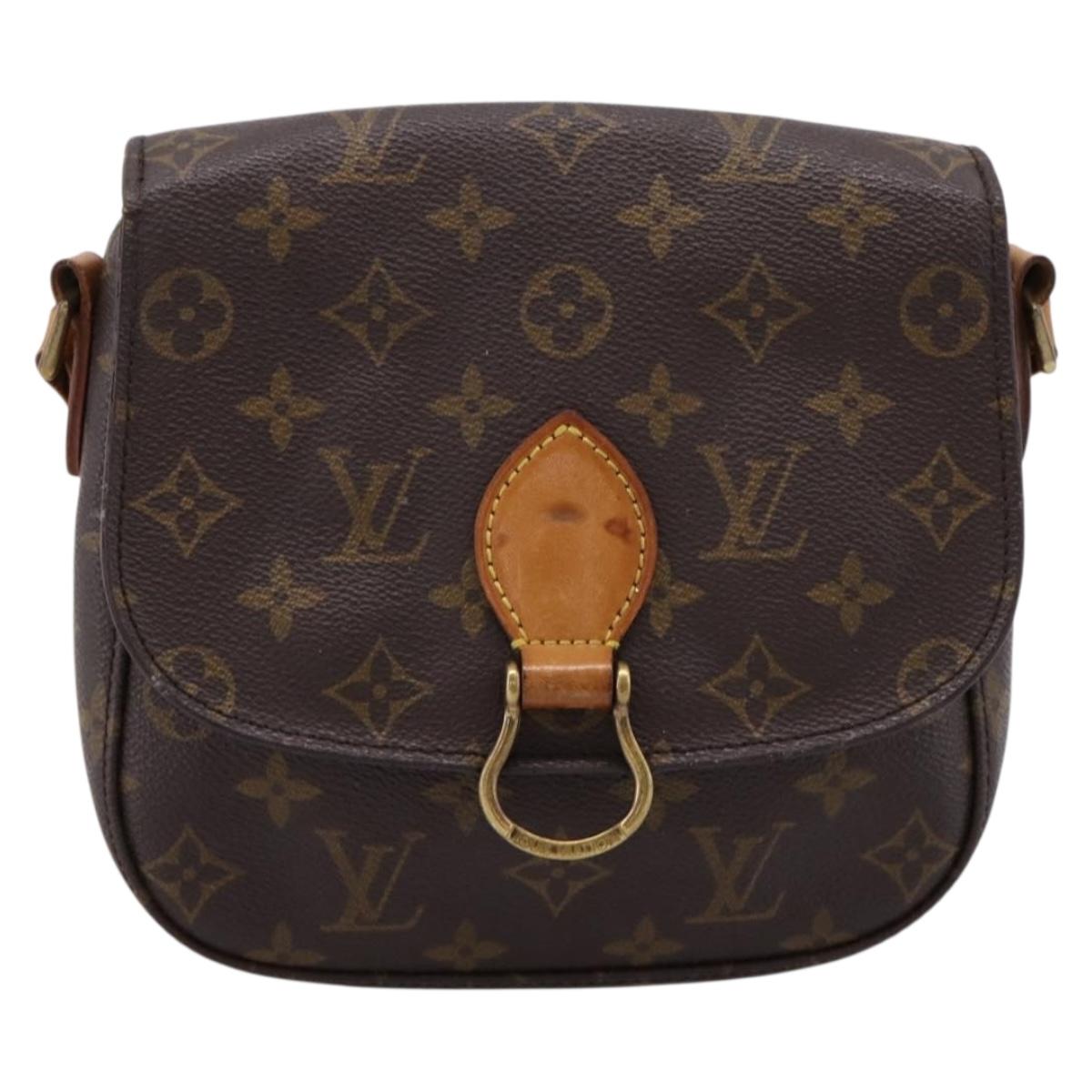 LOUIS VUITTON Monogram Saint Cloud MM Shoulder Bag M51243 LV Auth 205297