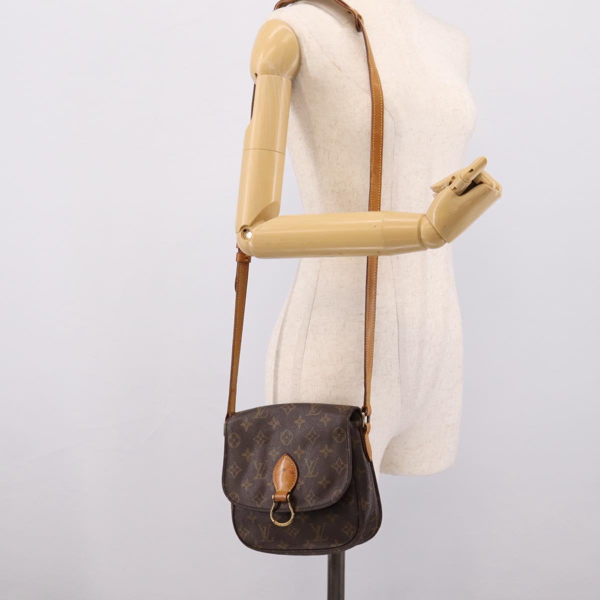 LOUIS VUITTON Monogram Saint Cloud MM Shoulder Bag M51243 LV Auth 205297