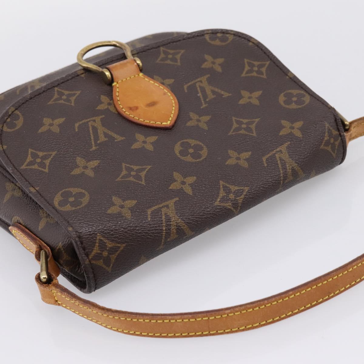 LOUIS VUITTON Monogram Saint Cloud MM Shoulder Bag M51243 LV Auth 205297