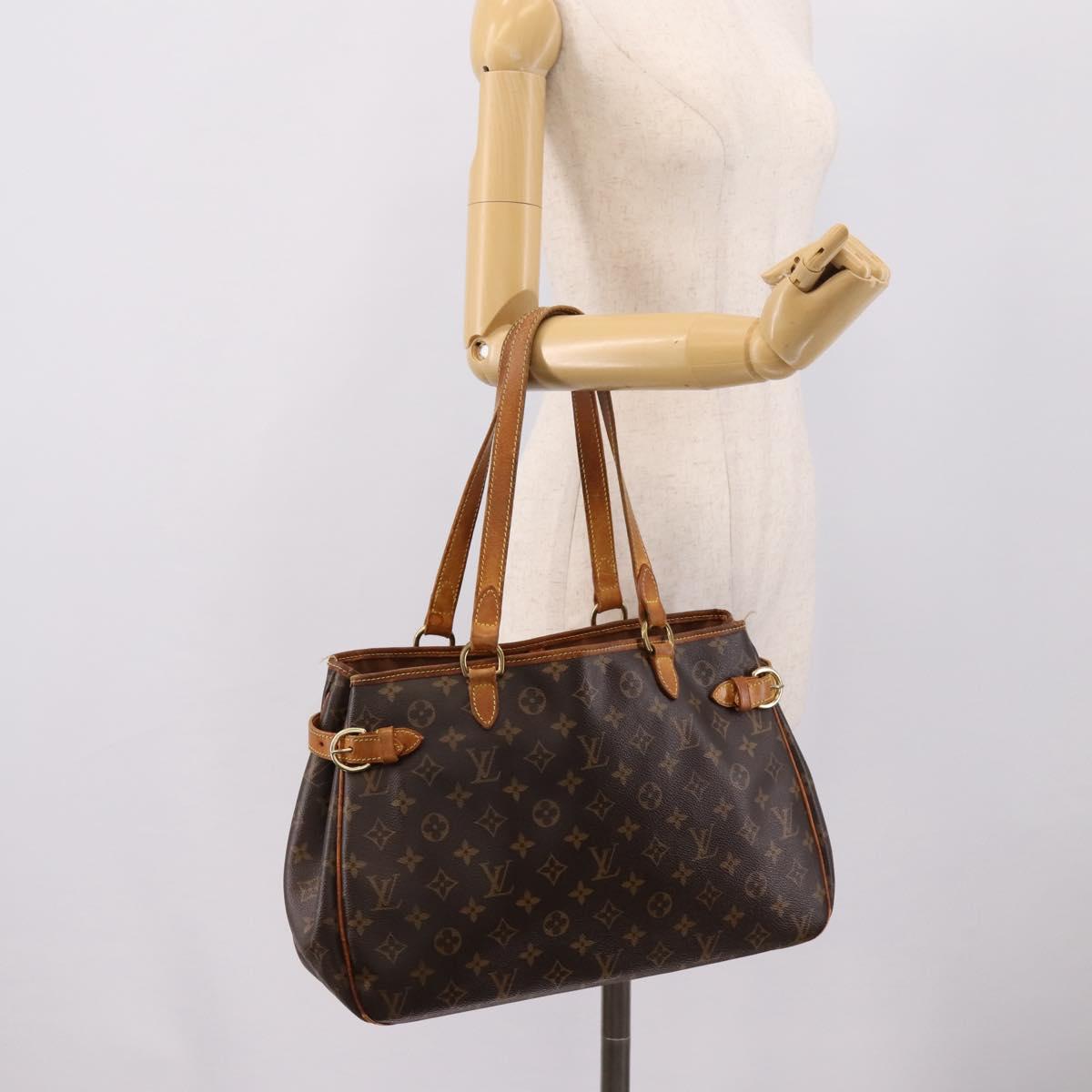 LOUIS VUITTON Monogram Batignolles Horizontal Tote Bag M51154 LV Auth 205306
