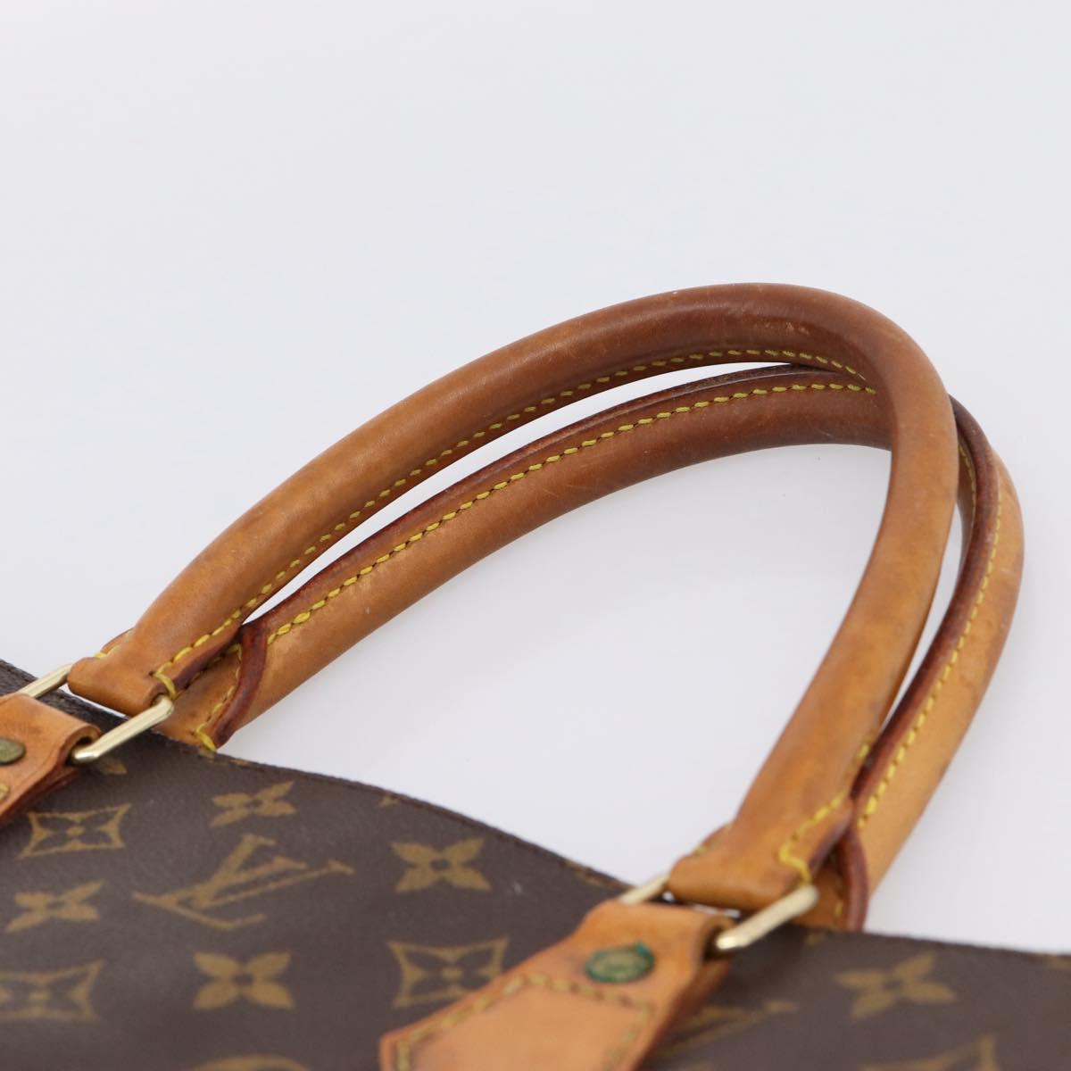 LOUIS VUITTON Monogram Sac Plat Hand Bag M51140 LV Auth 205307