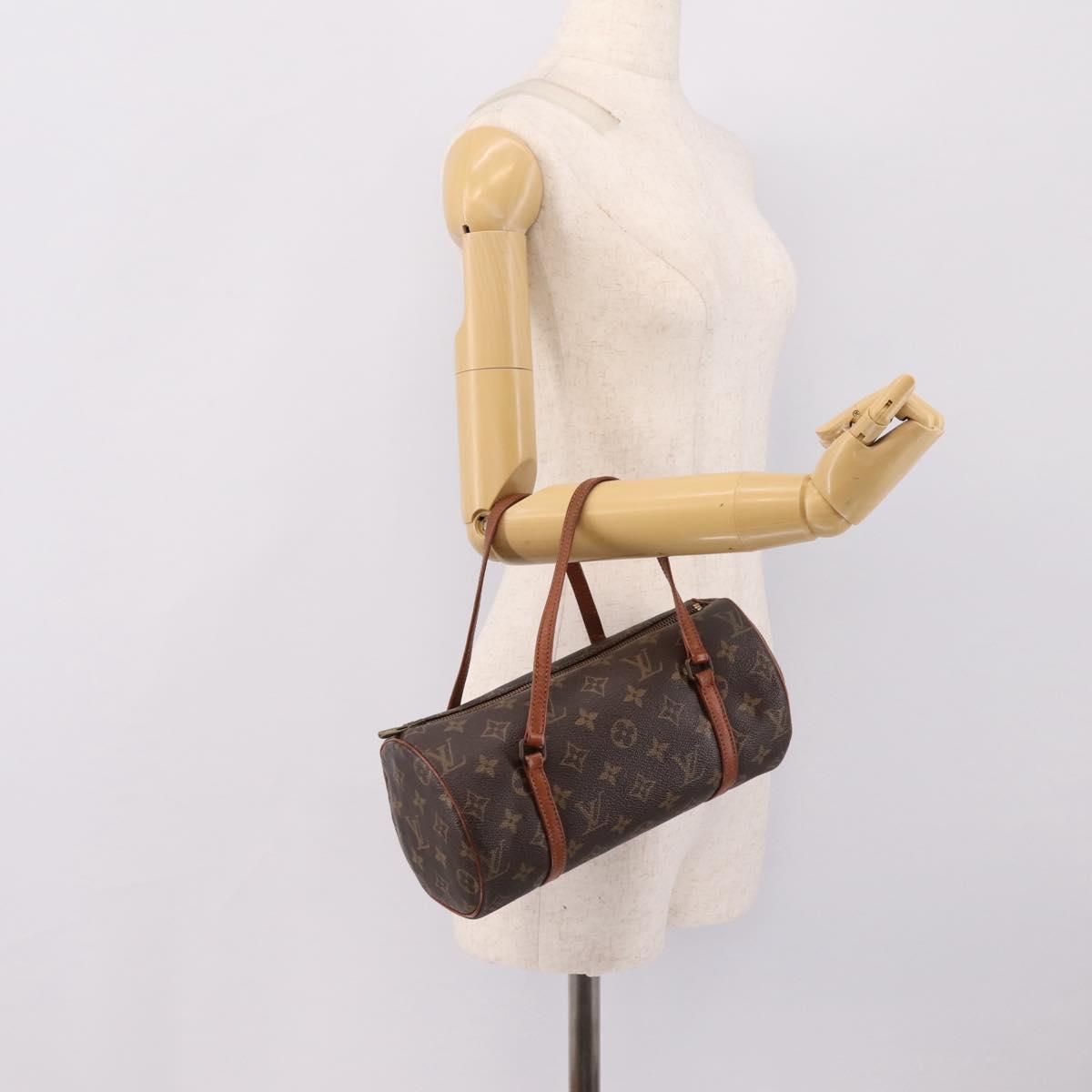 LOUIS VUITTON Monogram Papillon 26 Hand Bag M51386 LV Auth 205311A