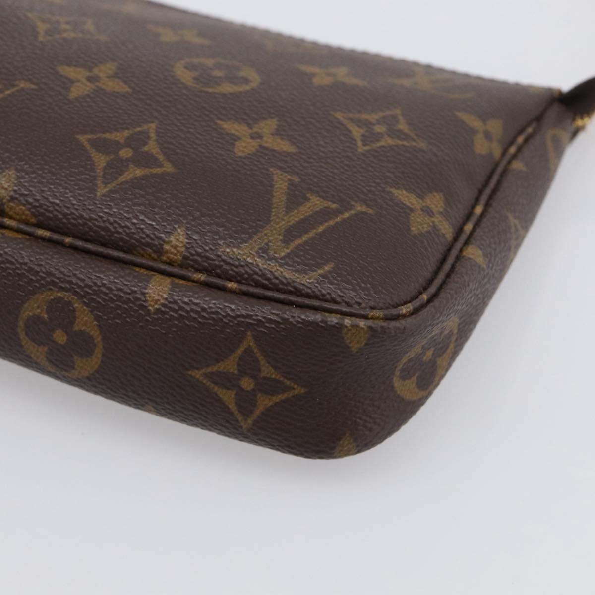 LOUIS VUITTON Monogram Pochette Accessoires Pouch M51980 LV Auth 205315V