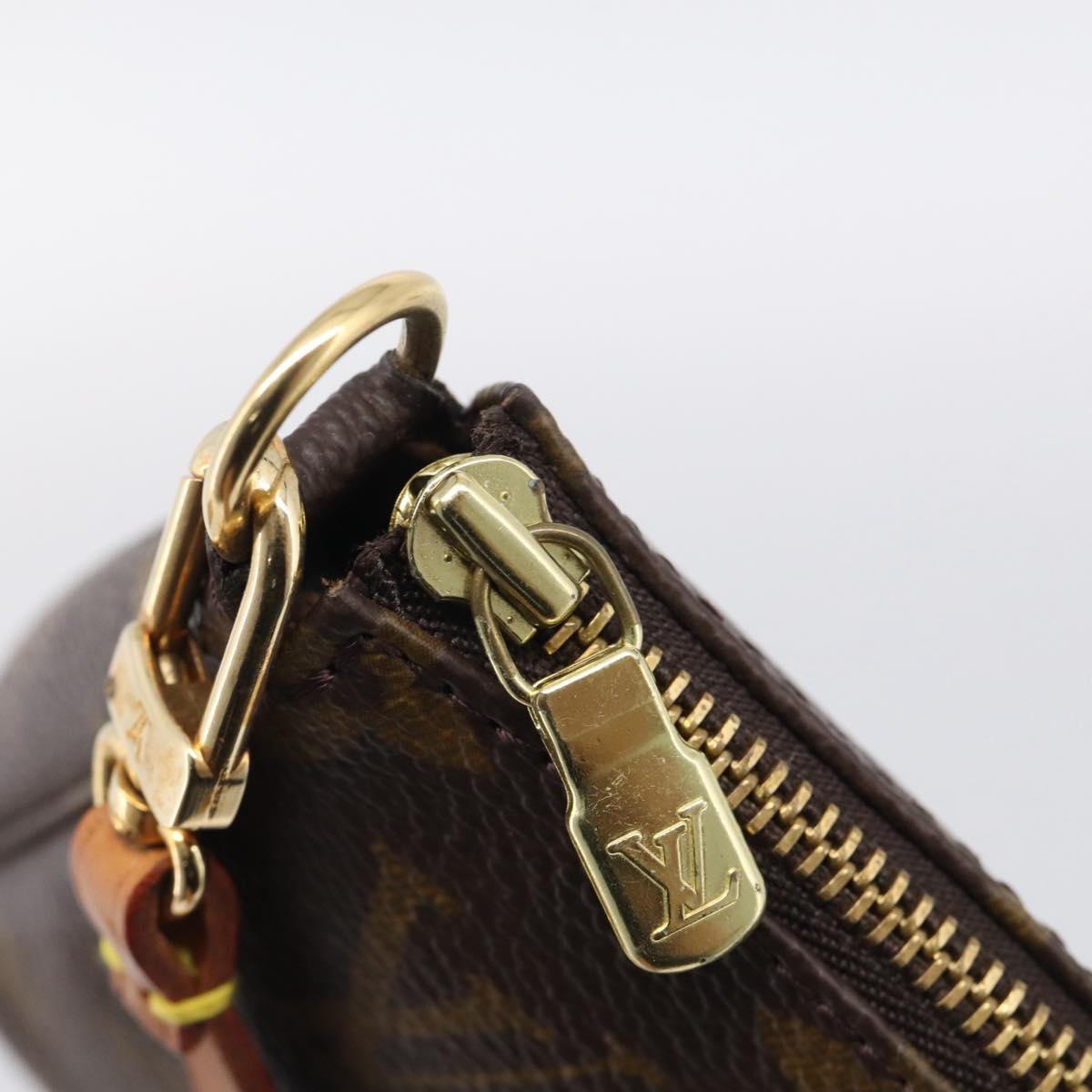 LOUIS VUITTON Monogram Pochette Accessoires Pouch M51980 LV Auth 205315V