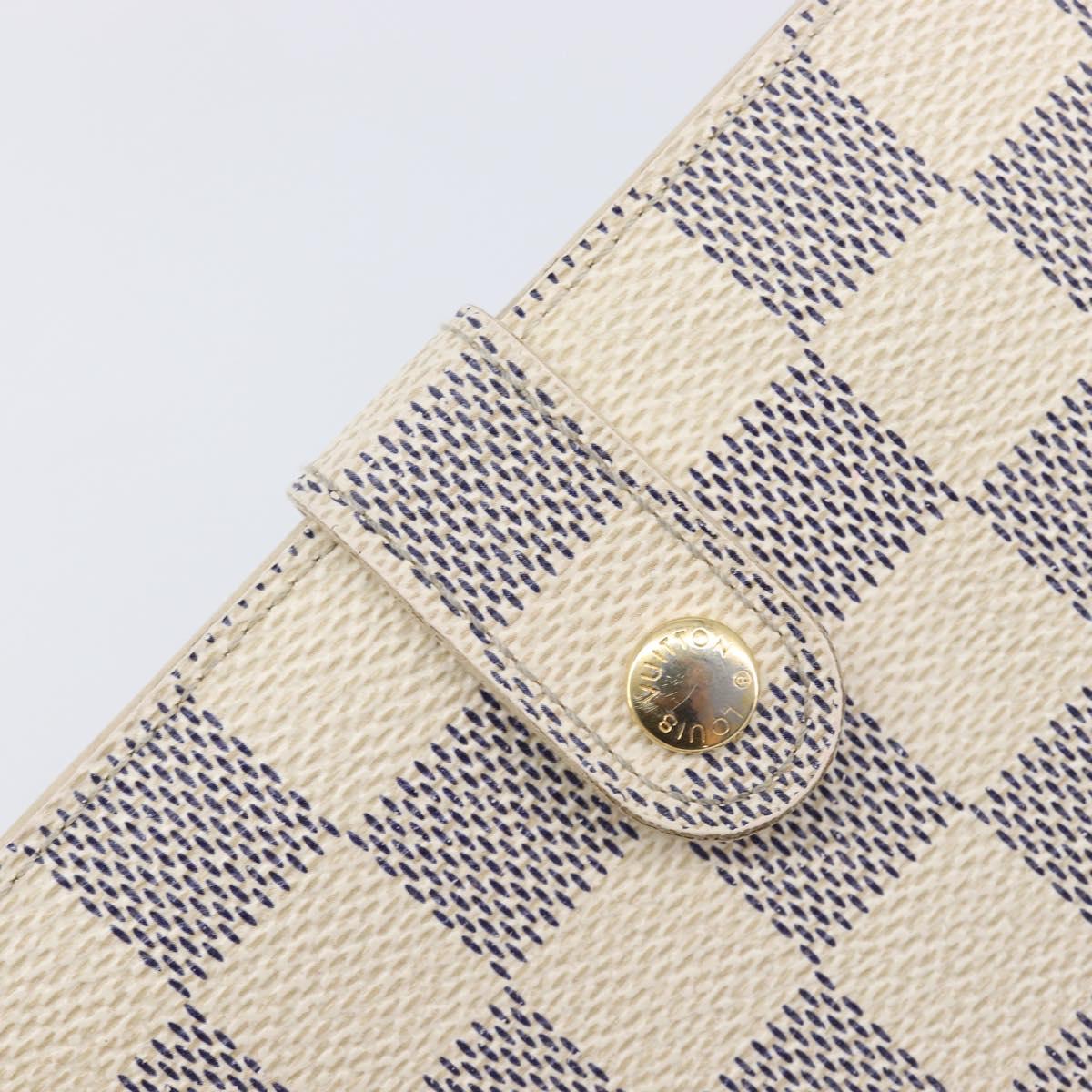 LOUIS VUITTON Damier Azur Portefeuille Viennois Wallet N61676 LV Auth 205320A