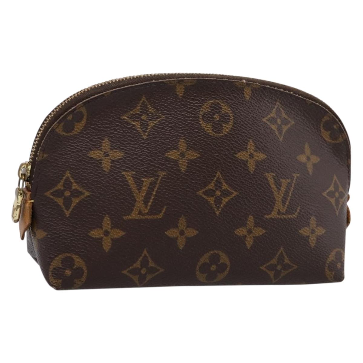 LOUIS VUITTON Monogram Pochette Cosmetic PM Pouch M43998 LV Auth 205322
