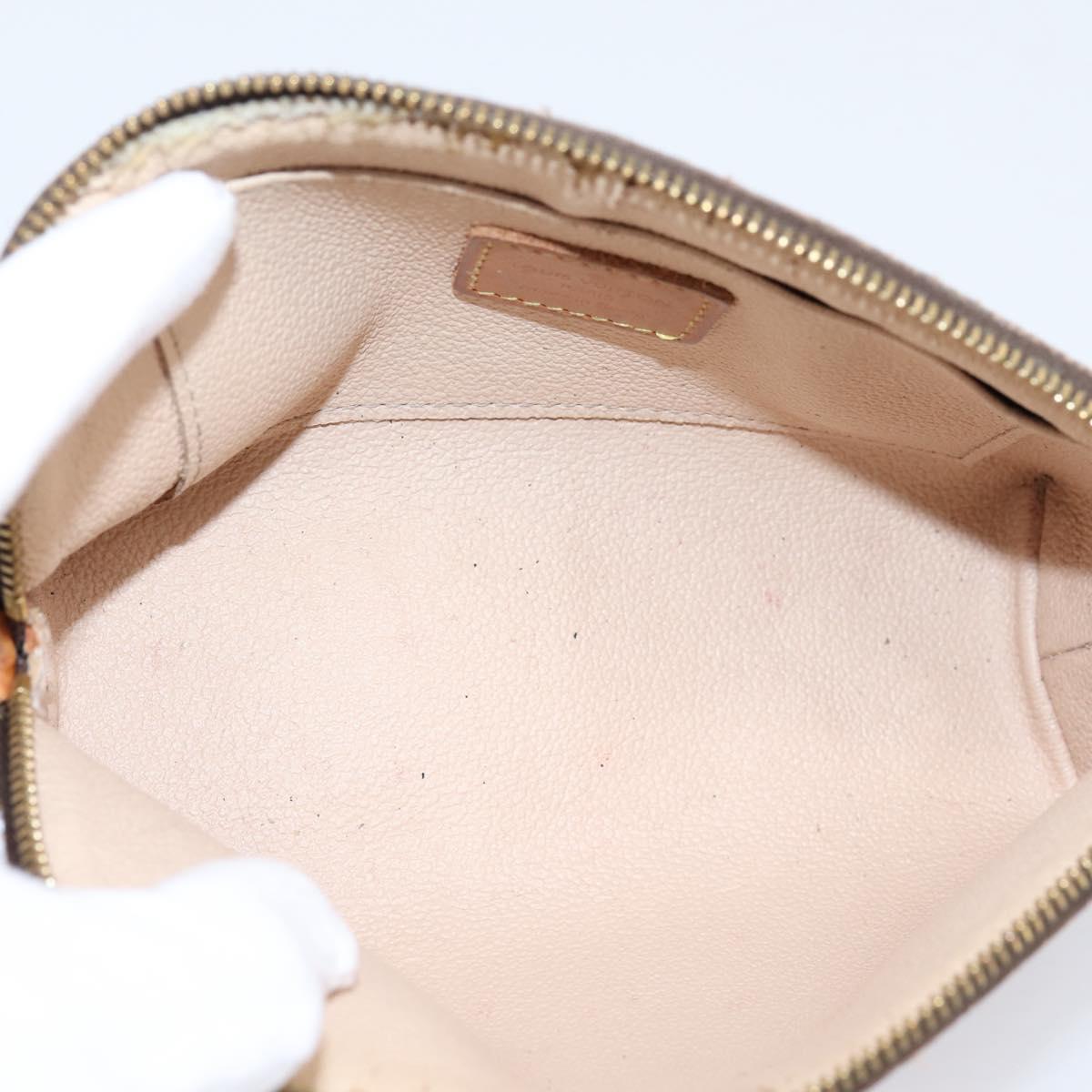 LOUIS VUITTON Monogram Pochette Cosmetic PM Pouch M43998 LV Auth 205322