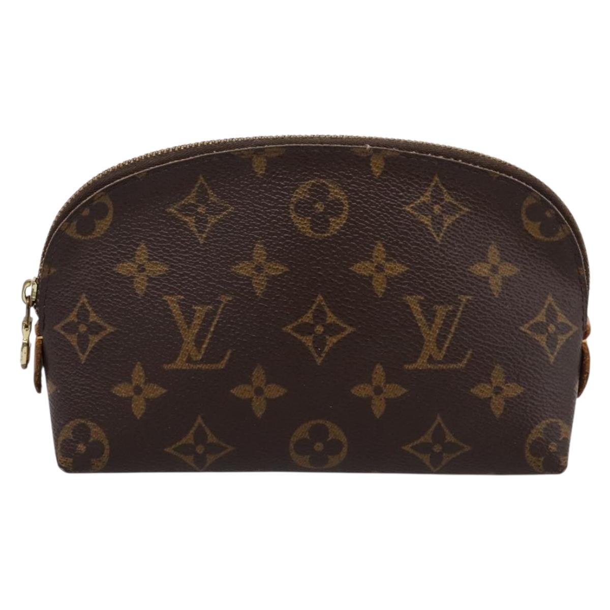 LOUIS VUITTON Monogram Pochette Cosmetic PM Pouch M43998 LV Auth 205322