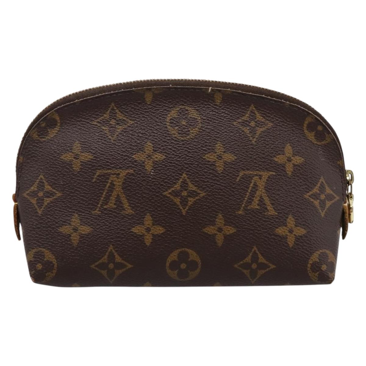 LOUIS VUITTON Monogram Pochette Cosmetic PM Pouch M43998 LV Auth 205322