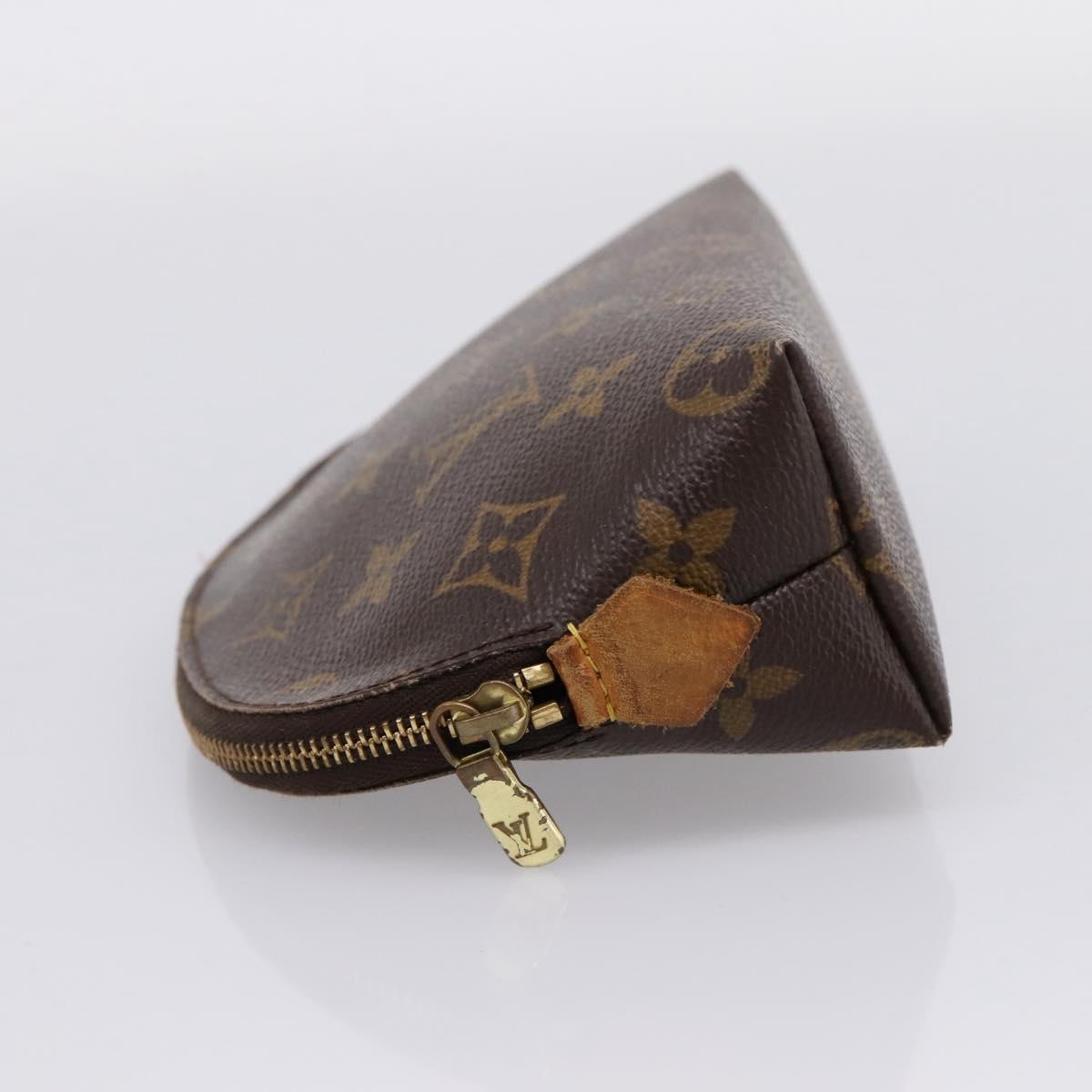 LOUIS VUITTON Monogram Pochette Cosmetic PM Pouch M43998 LV Auth 205322