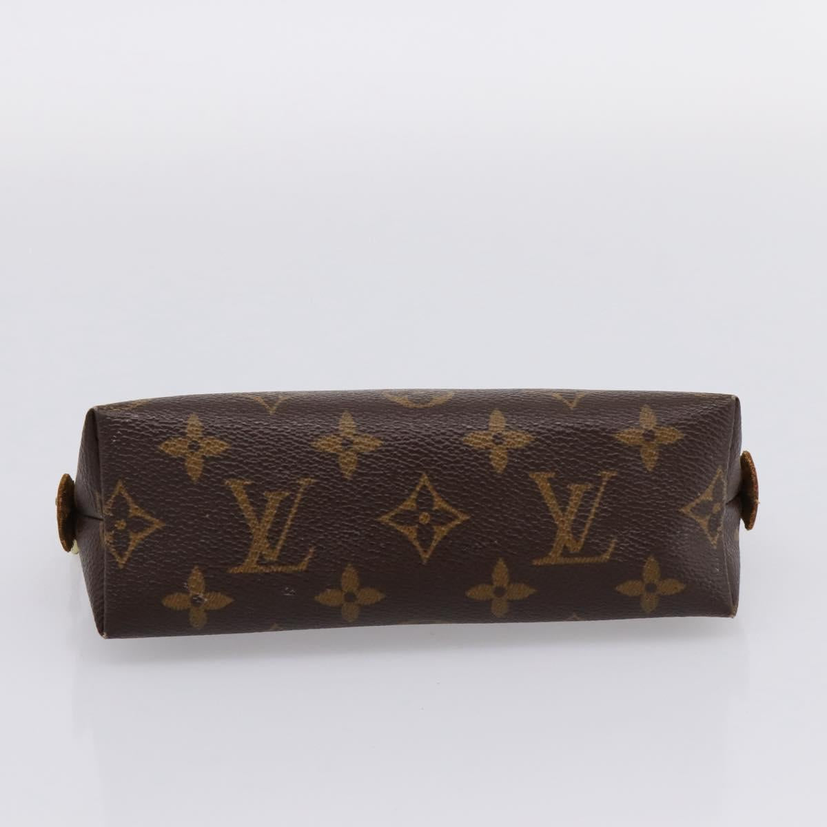 LOUIS VUITTON Monogram Pochette Cosmetic PM Pouch M43998 LV Auth 205322