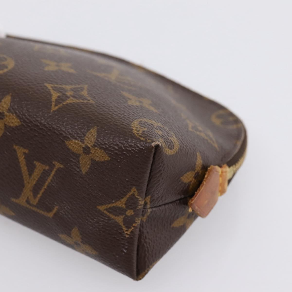 LOUIS VUITTON Monogram Pochette Cosmetic PM Pouch M43998 LV Auth 205322