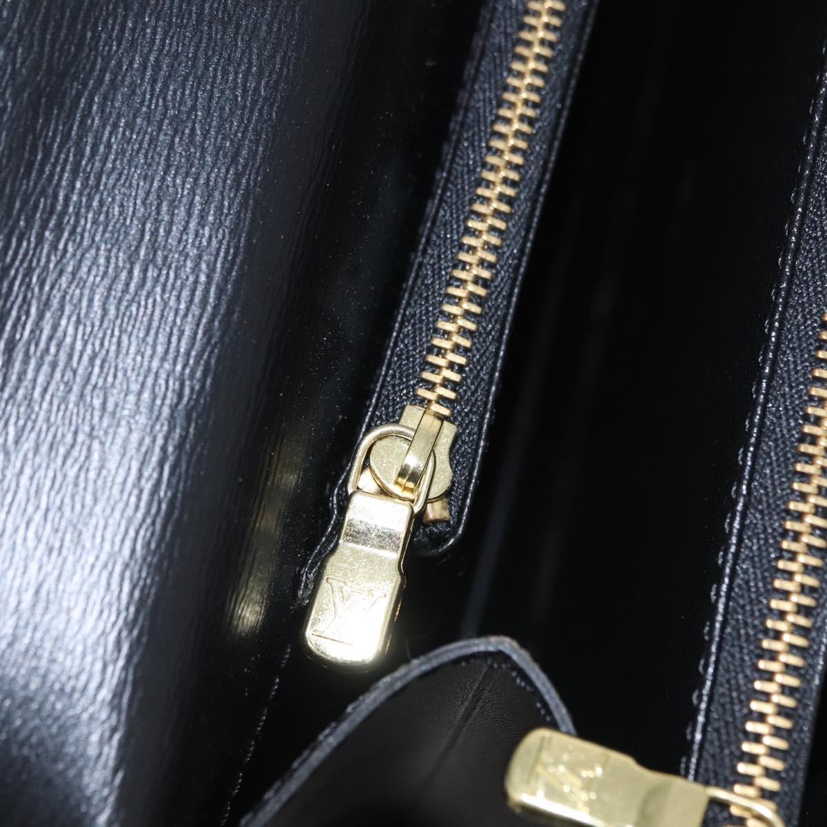LOUIS VUITTON Epi Concorde Hand Bag Black M52132 LV Auth 205326