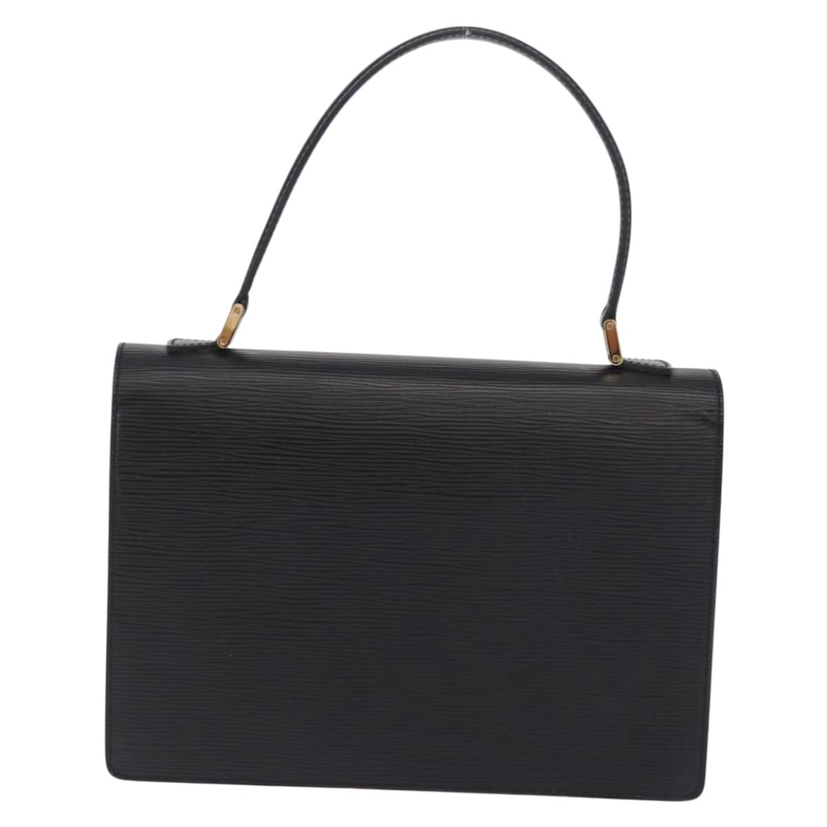LOUIS VUITTON Epi Concorde Hand Bag Black M52132 LV Auth 205326