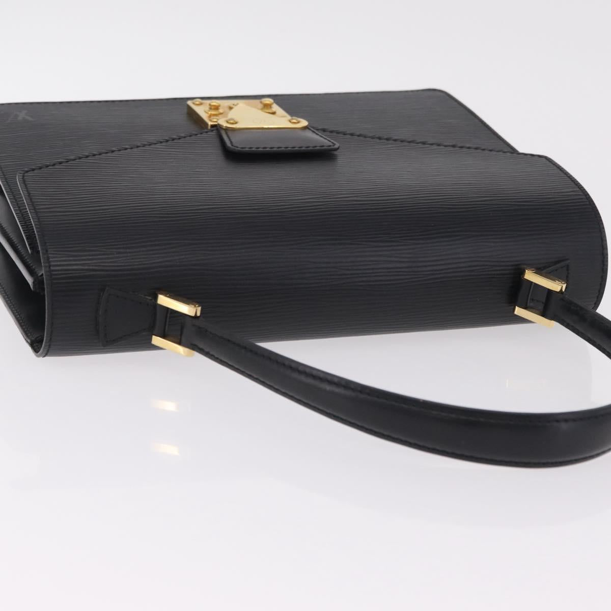 LOUIS VUITTON Epi Concorde Hand Bag Black M52132 LV Auth 205326