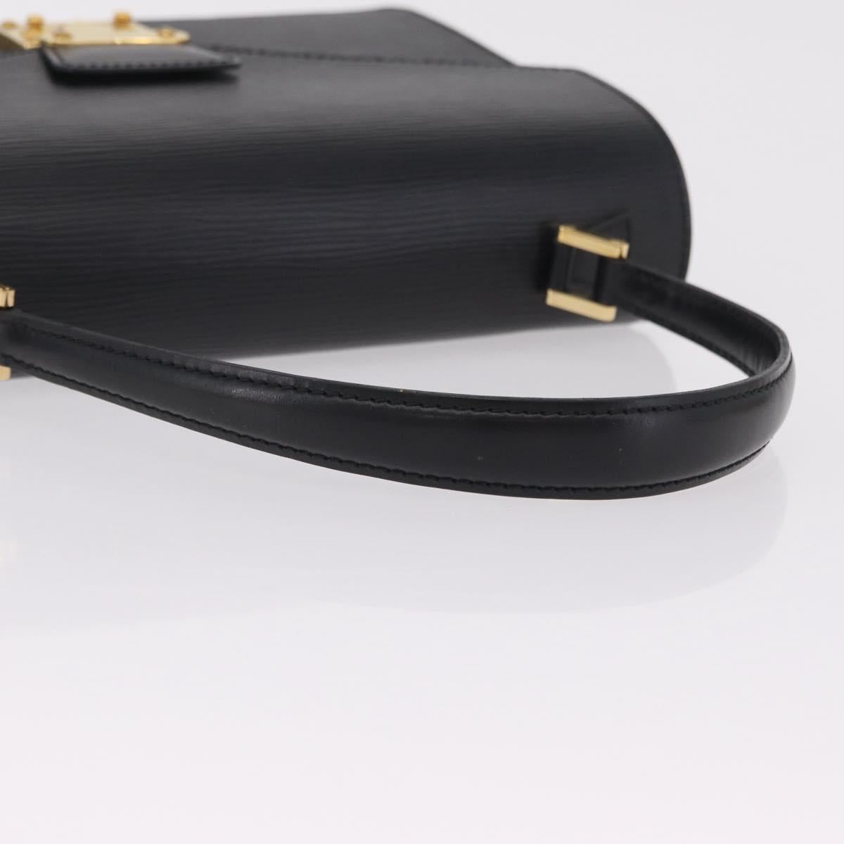 LOUIS VUITTON Epi Concorde Hand Bag Black M52132 LV Auth 205326