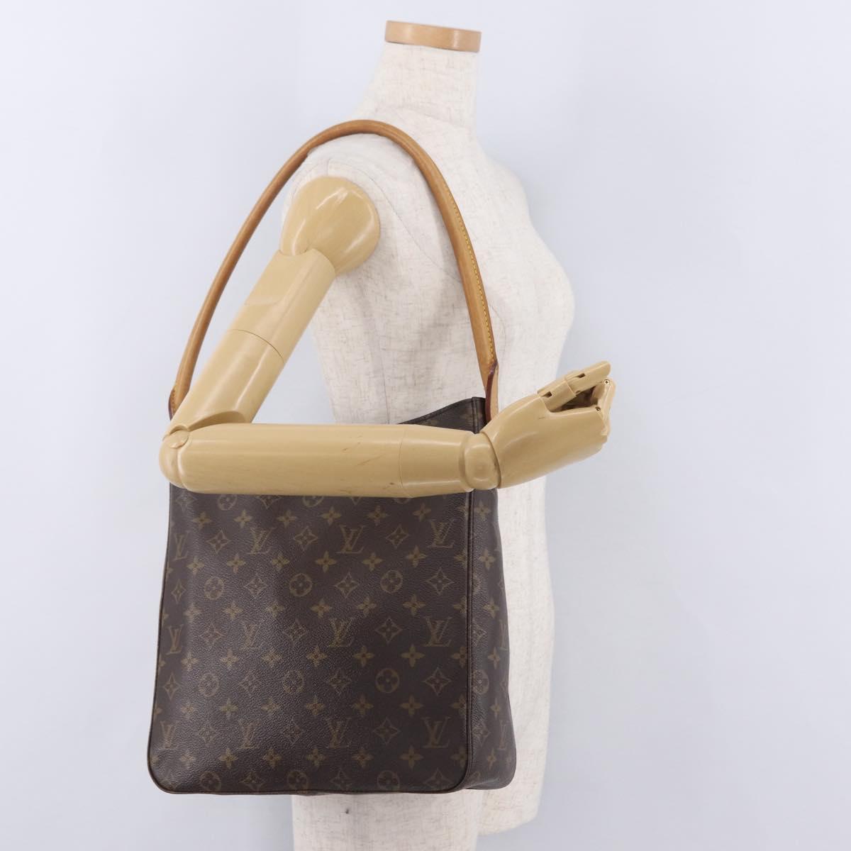 LOUIS VUITTON Monogram Looping GM Shoulder Bag M51145 LV Auth 205335V
