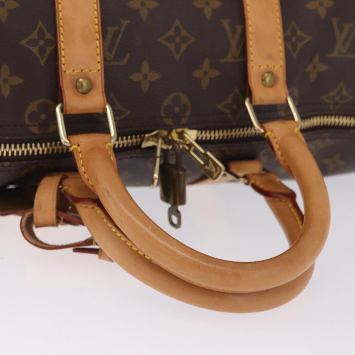LOUIS VUITTON Monogram Keepall 45 Boston Bag M41428 LV Auth 205337V